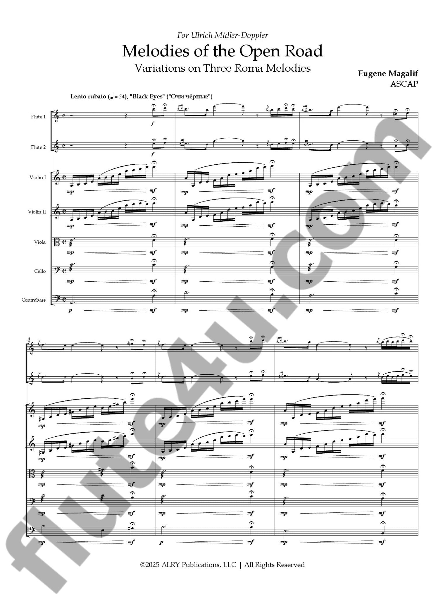 Magalif, E :: Melodies of the Open Road
