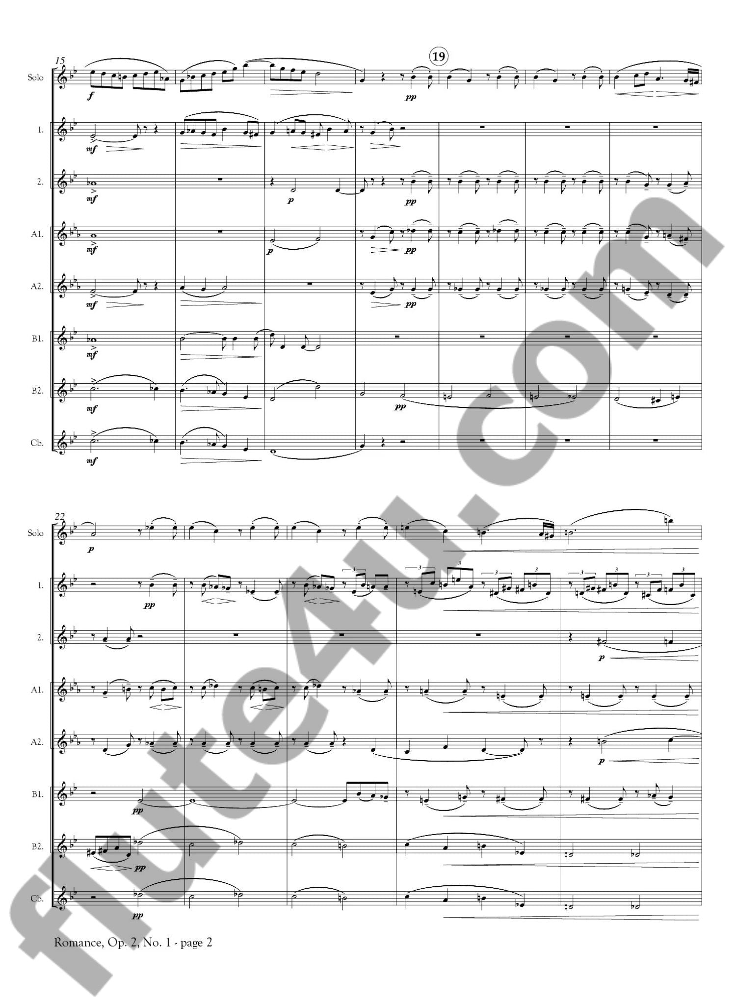 Nielsen, C :: Romance Fantasistykker, Op. 2, No. 1