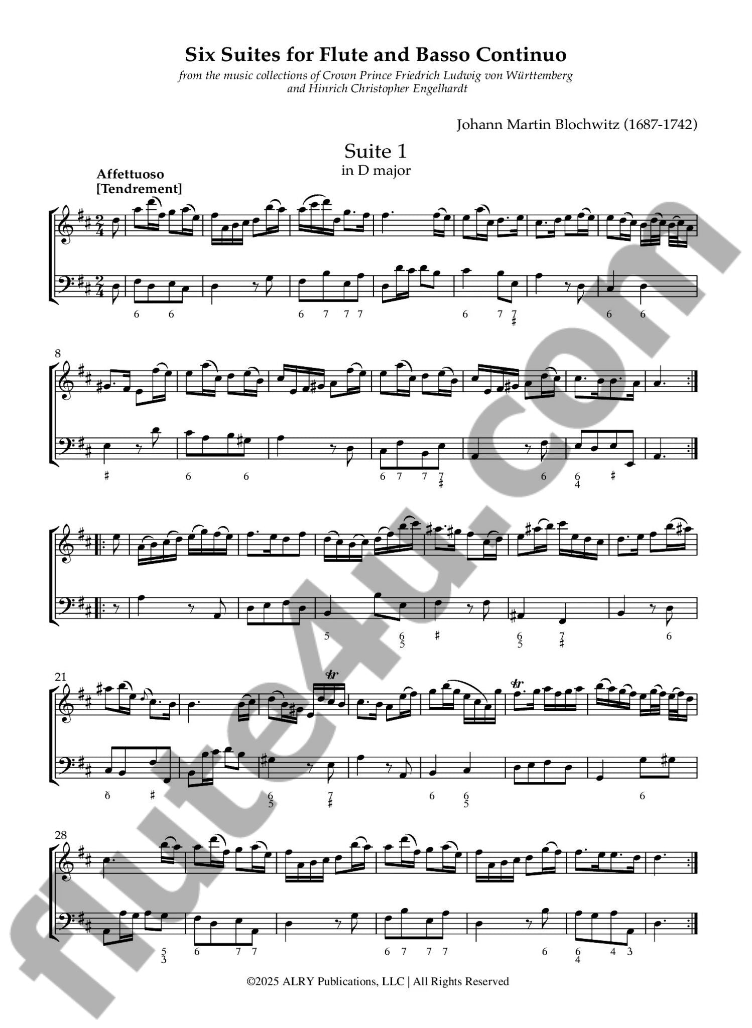 Blochwitz, JM :: Six Suites