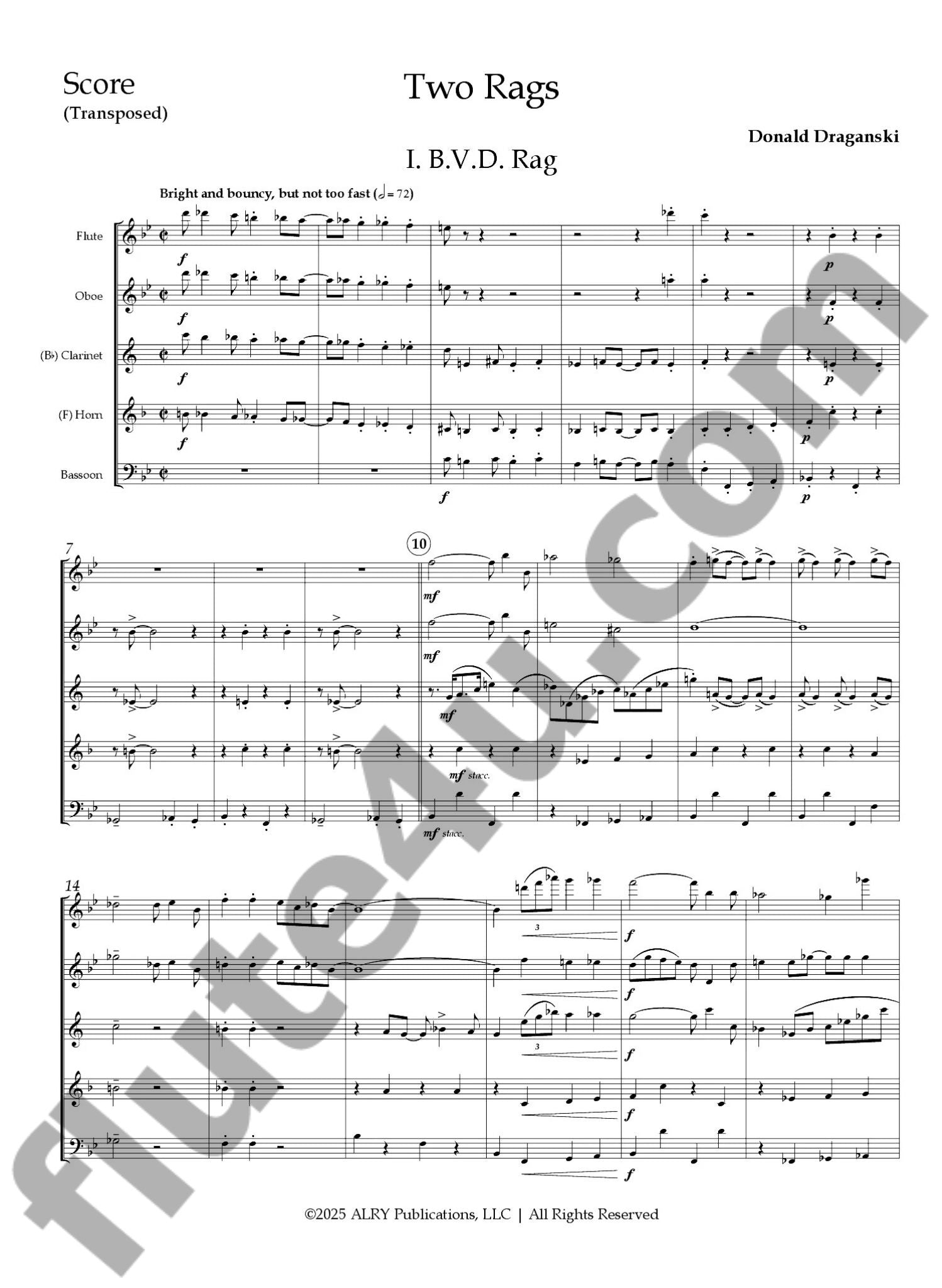Draganski, D :: Two Rags