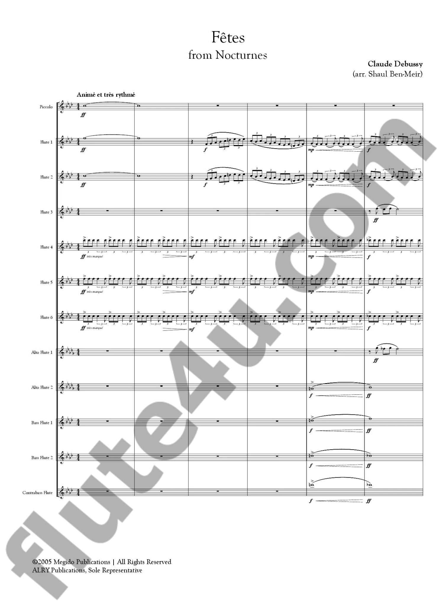 Debussy, C :: Fetes from 'Nocturnes'