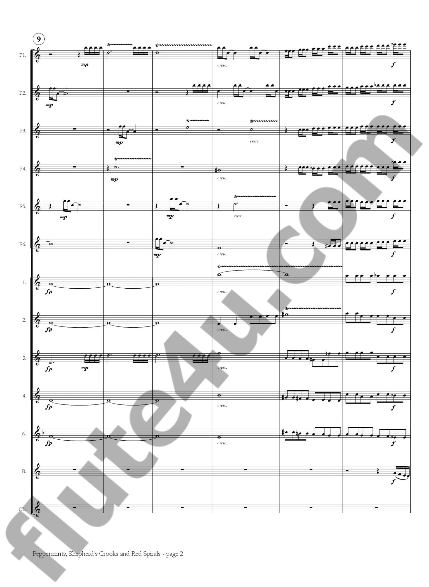 Nourse, N :: Peppermints, Shepherd's Crooks, and Red Spirals from 'Candy Cane Suite'