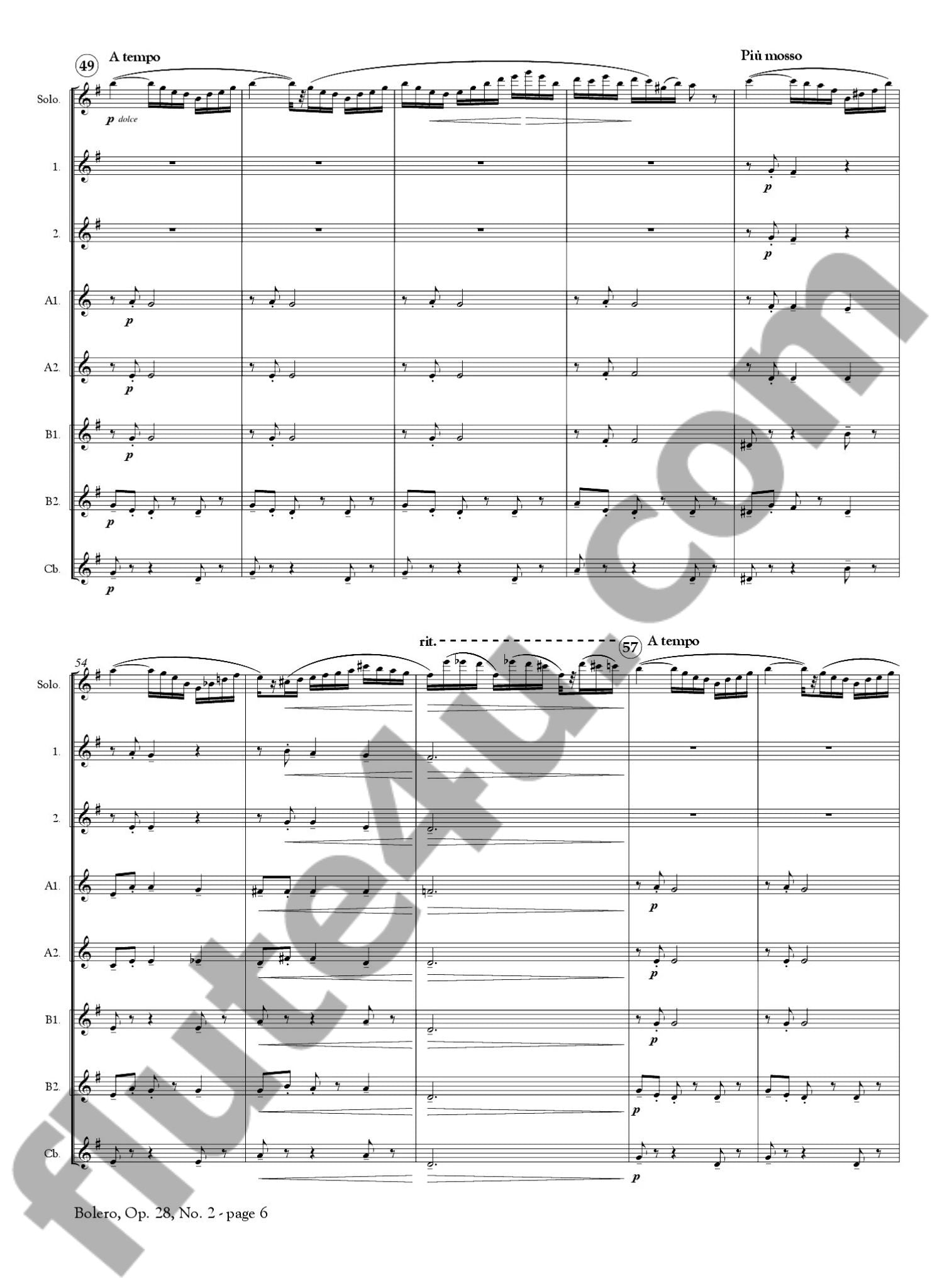 Pessard, E :: Bolero, Op. 28, No. 2
