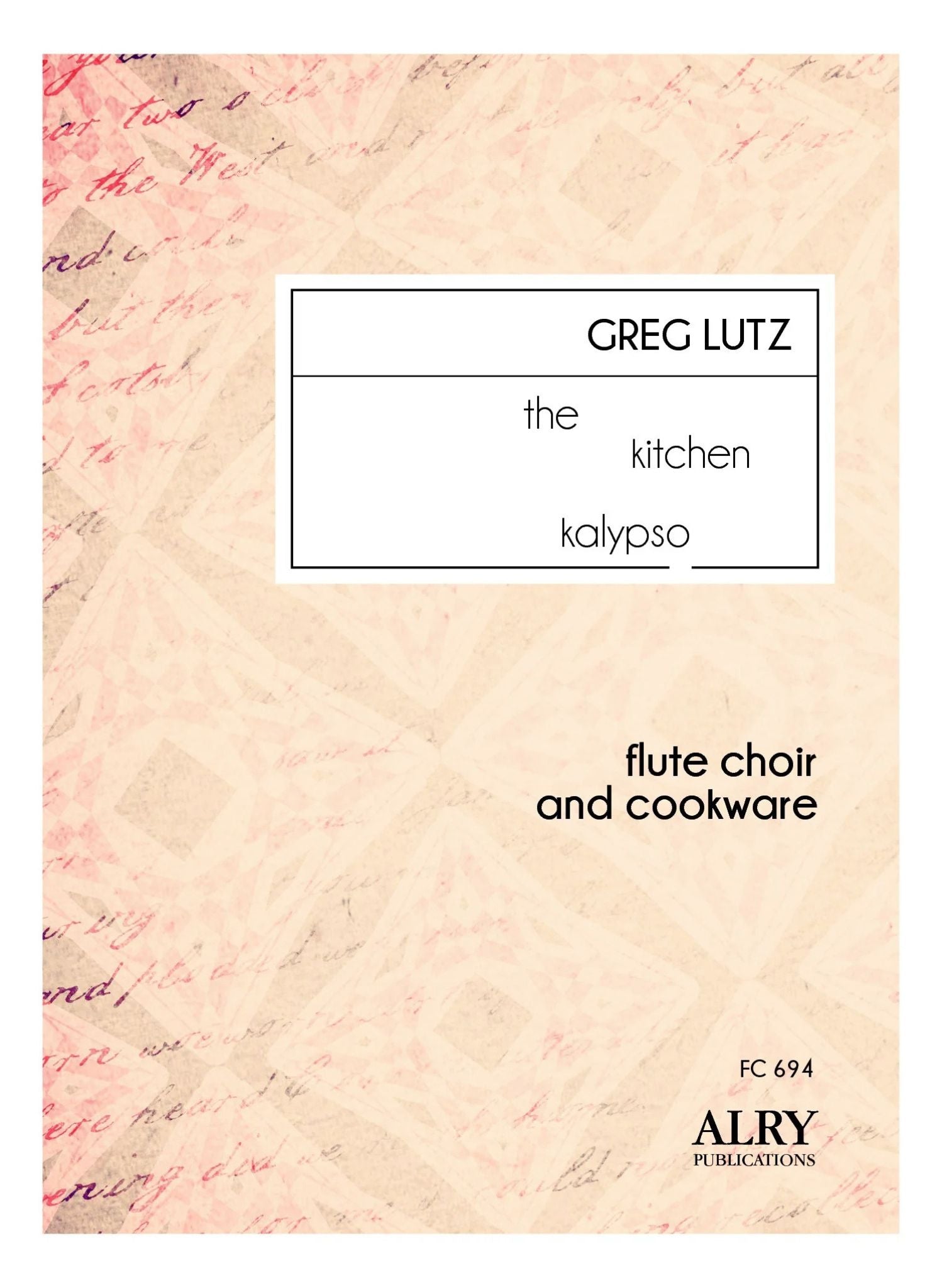 Lutz, G :: The Kitchen Kalypso