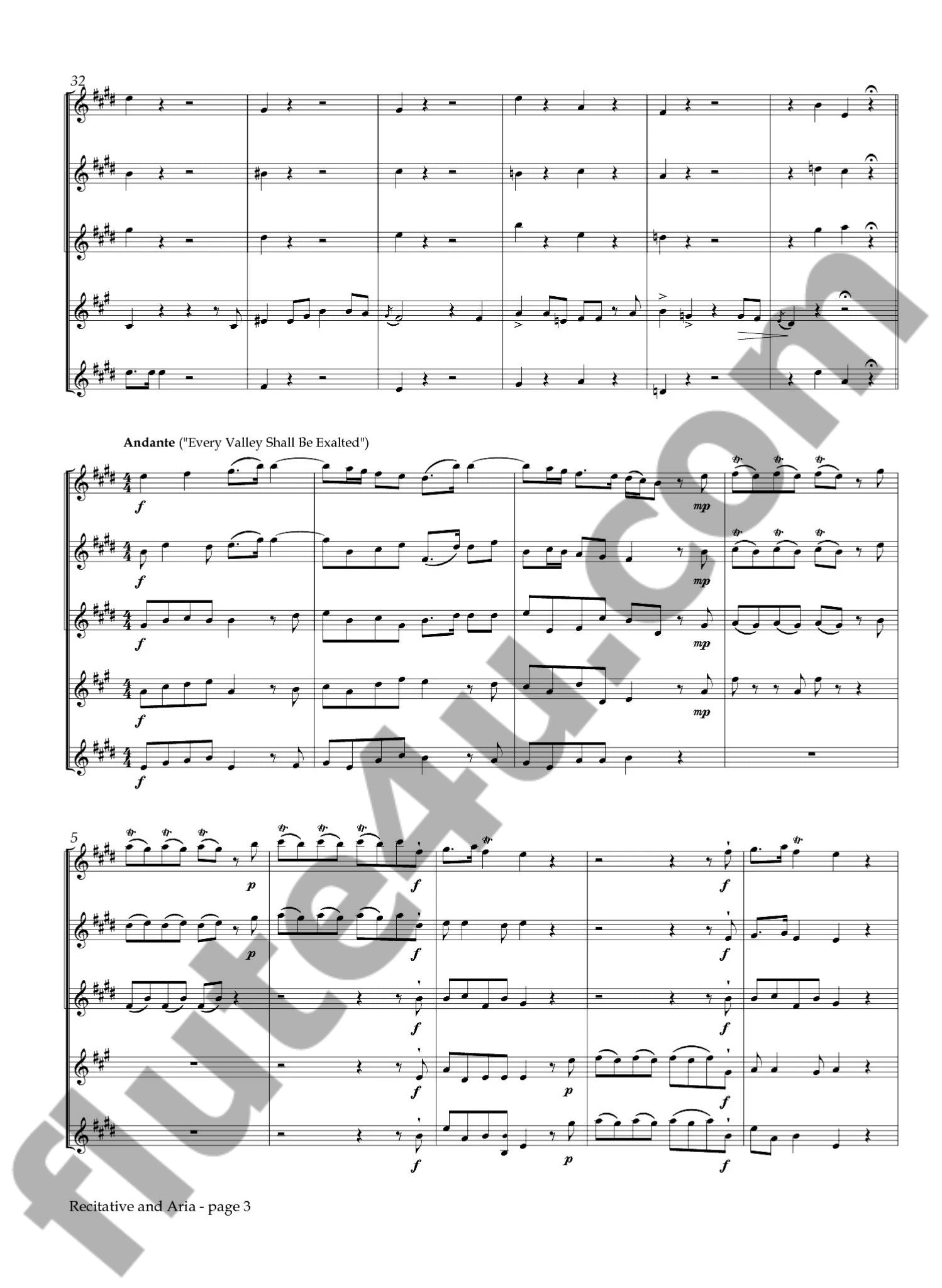 Handel, GF :: Recitative and Aria from The Messiah