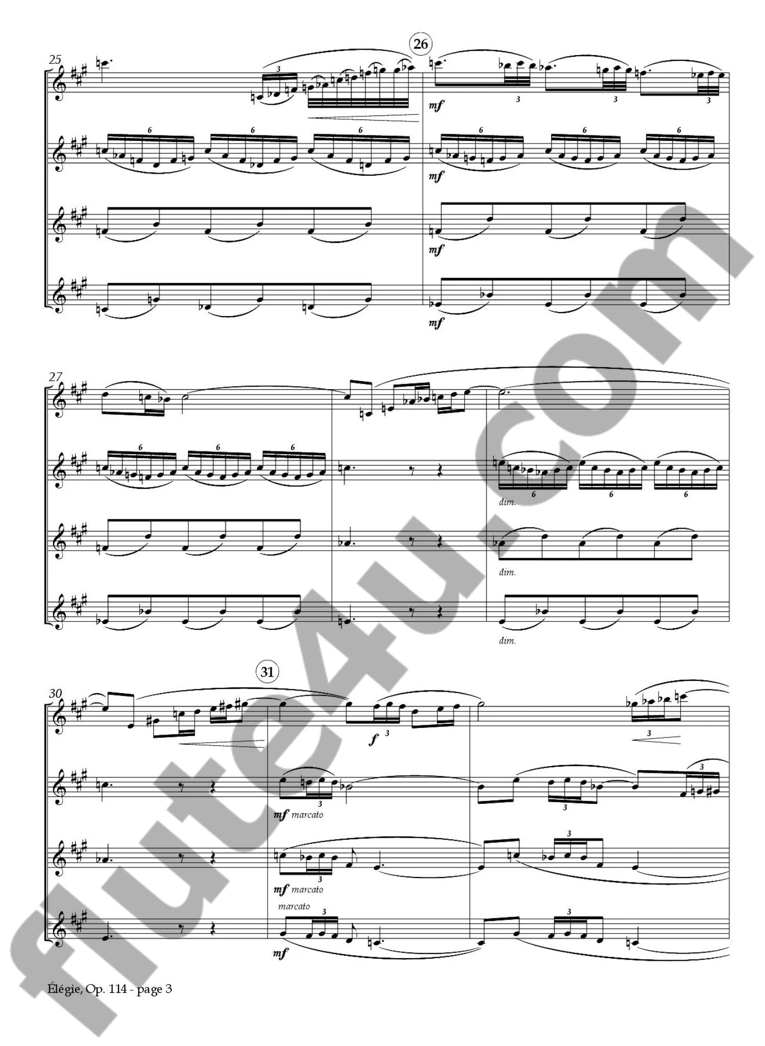 Jongen, J :: Elegie, Op. 114