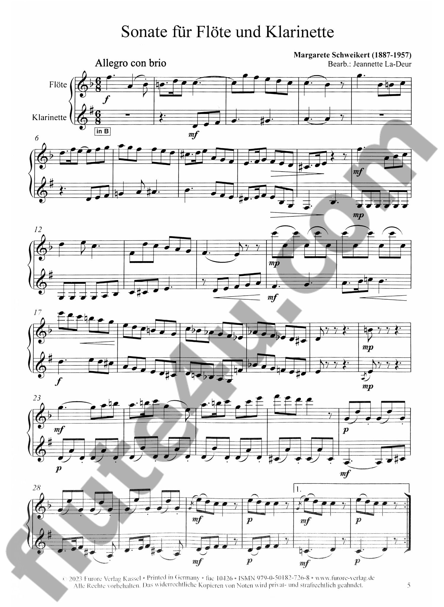 Schweikert, M :: Sonate