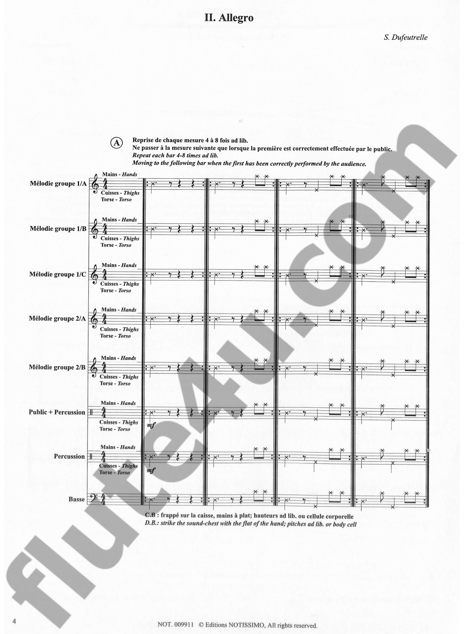 Dufeutrelle, S :: De Concert (In Concert)
