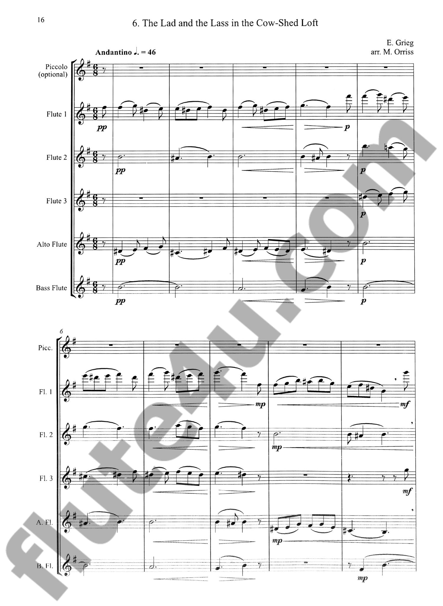 Grieg, E :: Six Norwegian Mountain Melodies