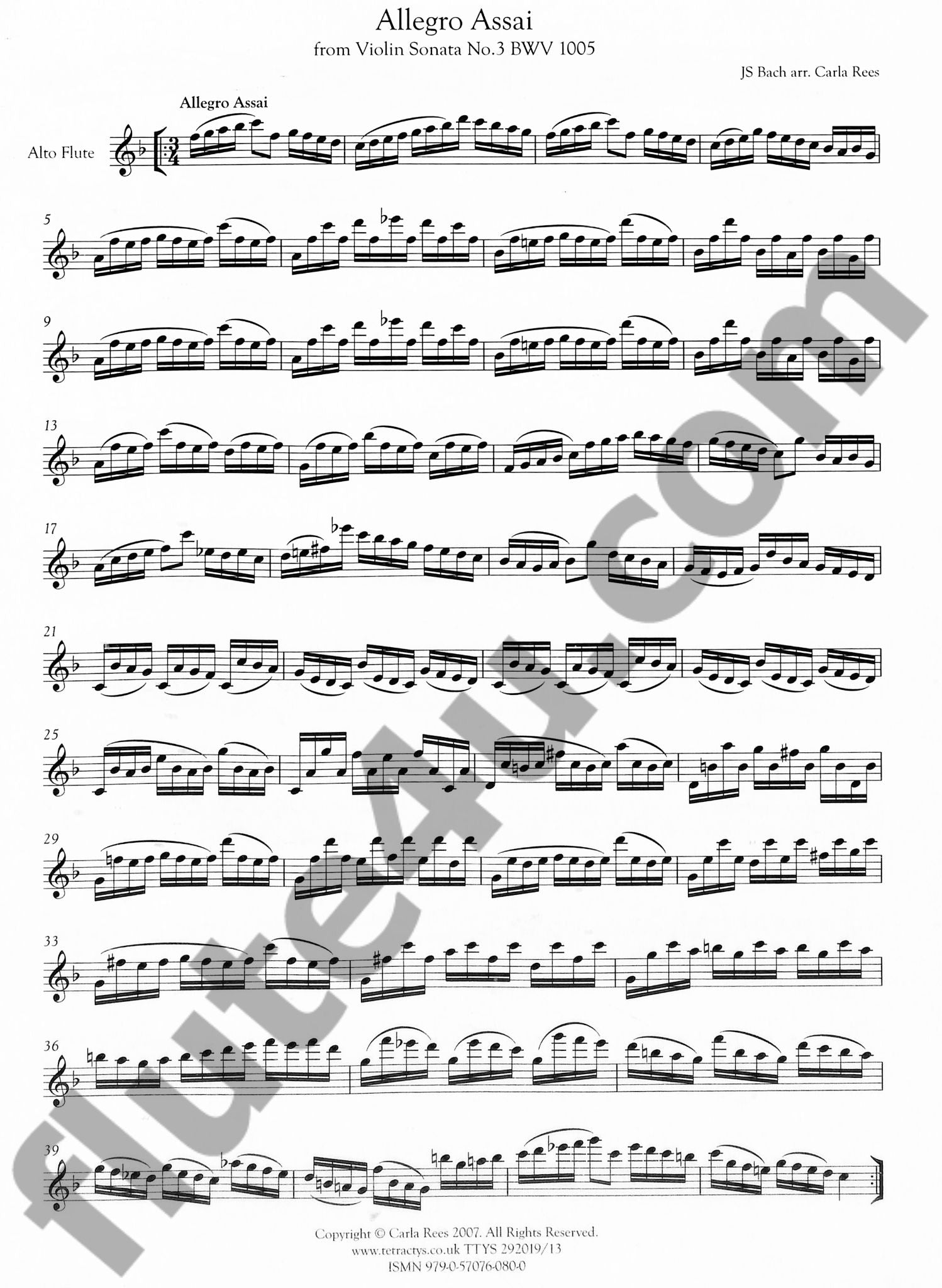 Bach, JS :: Allegro Assai