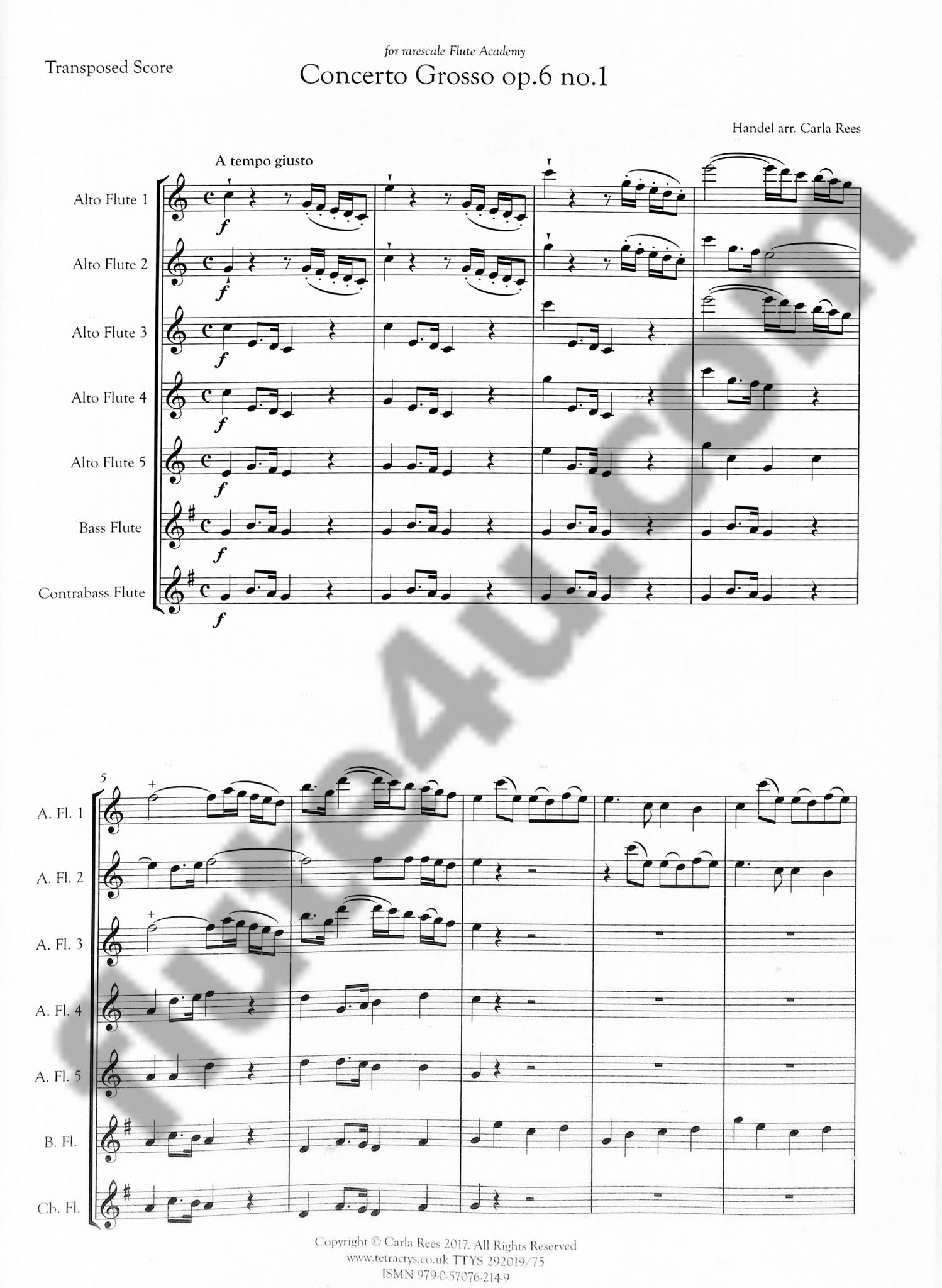 Handel, GF :: Concerto Grosso, Op. 6 No. 1