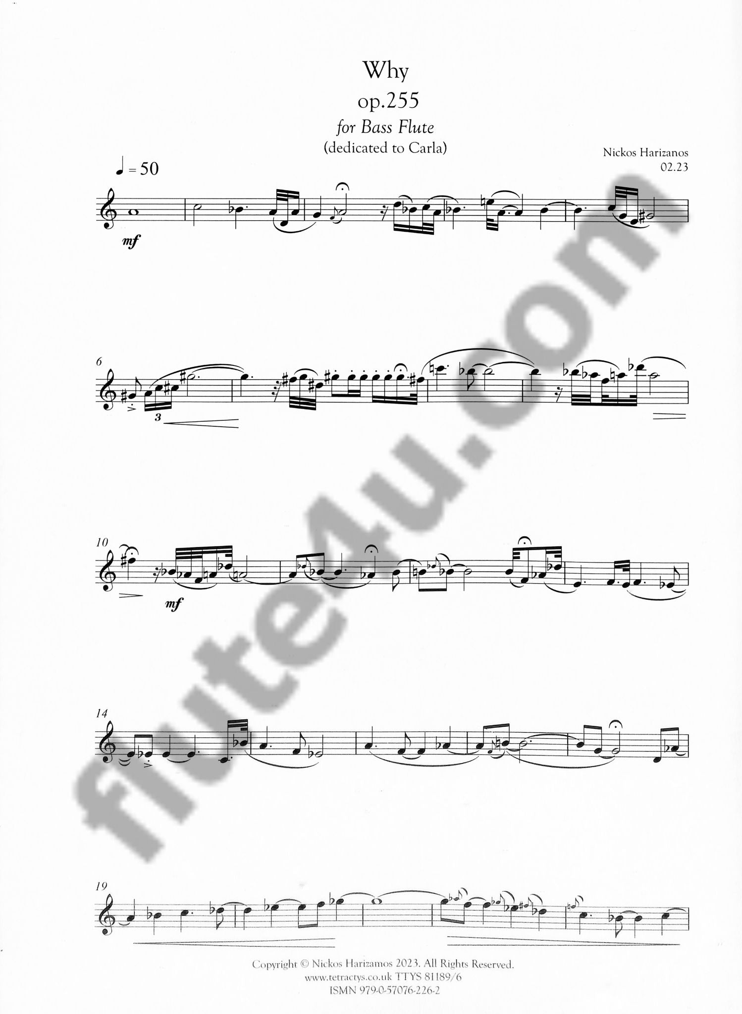 Harizanos, N :: Why, Op. 255
