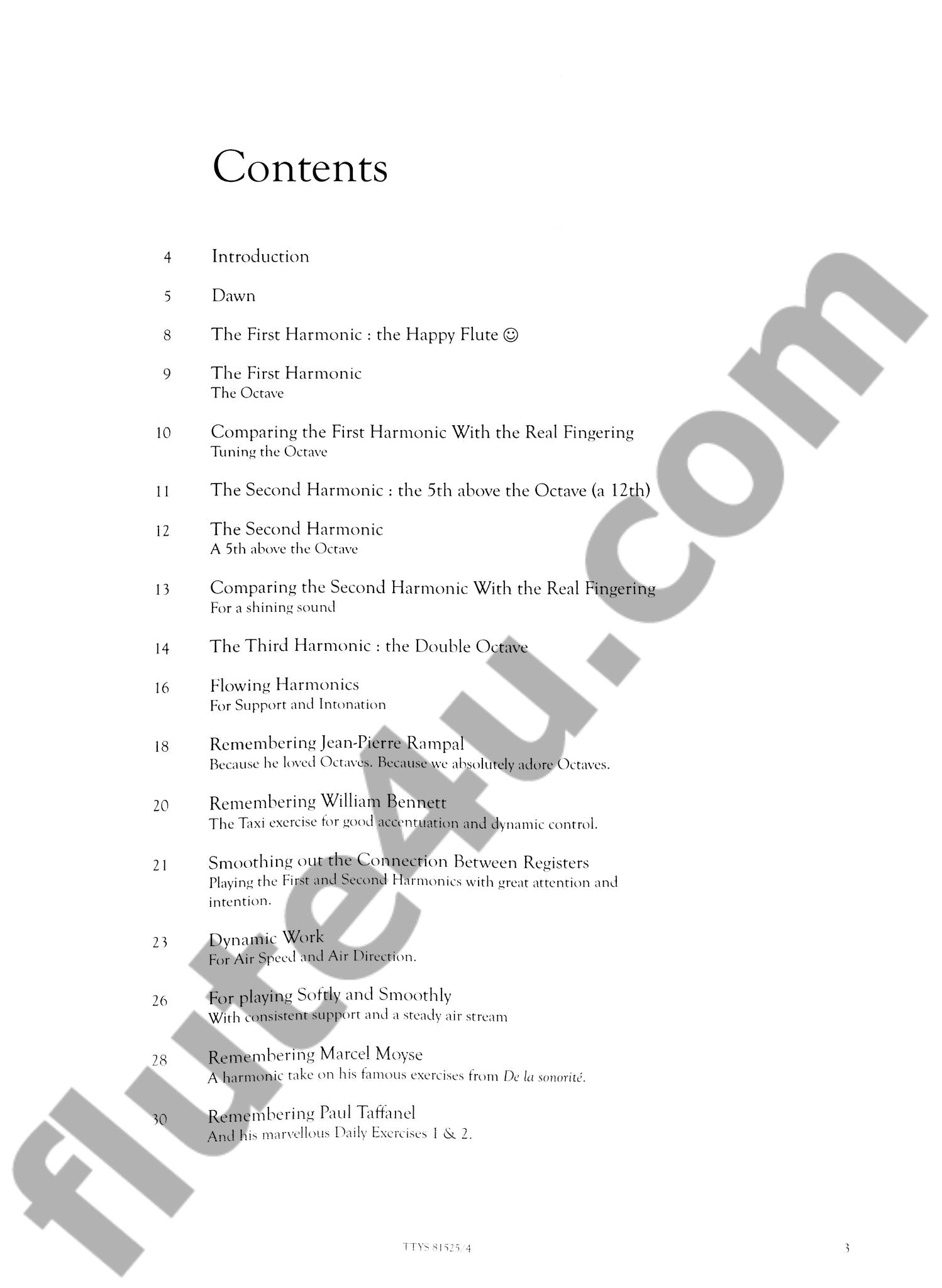 Hoyos, G :: The Happy Flute: A Workbook on Harmonics