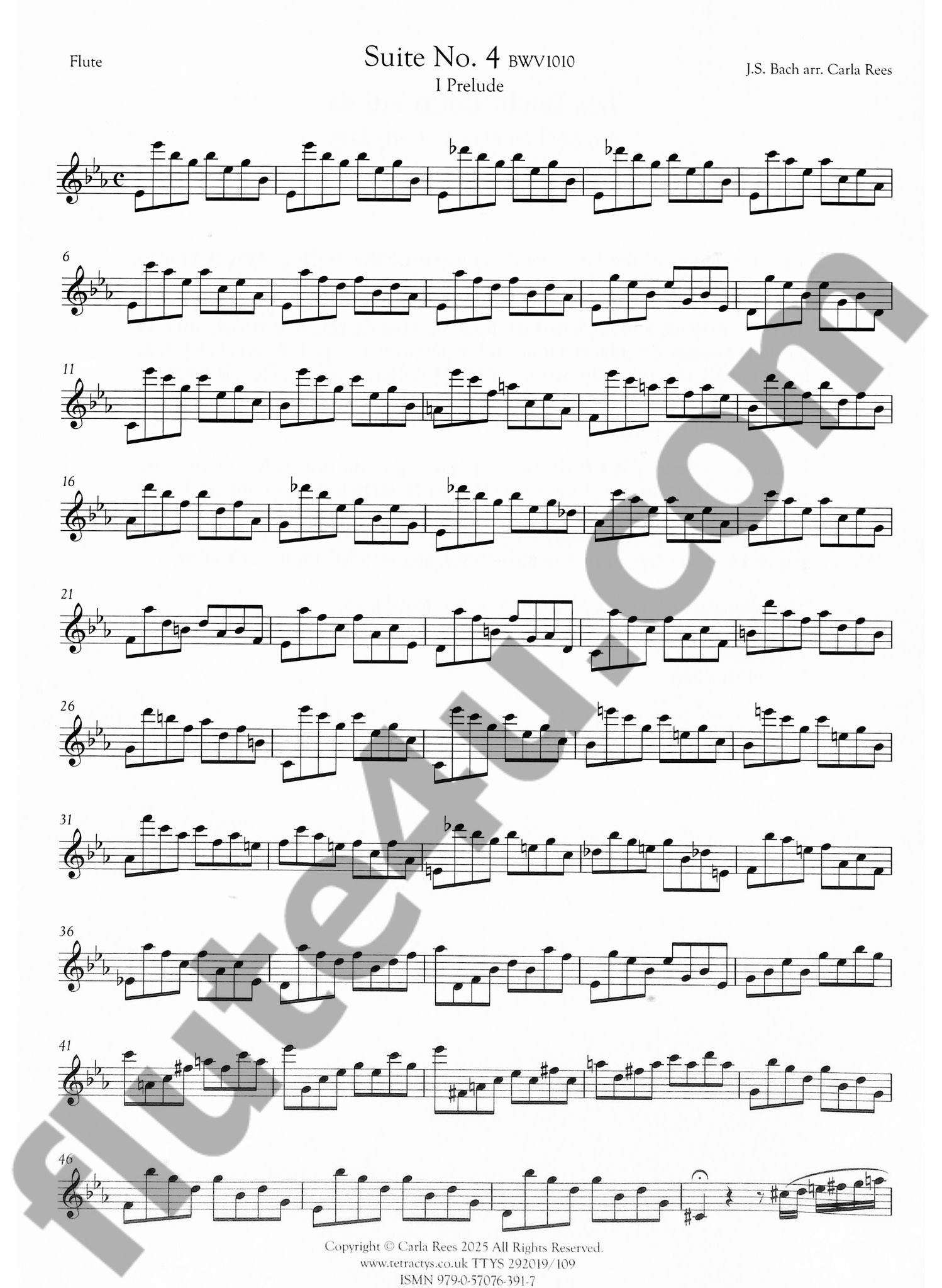 Bach, JS :: Cello Suites for C Flute, Vol. 2