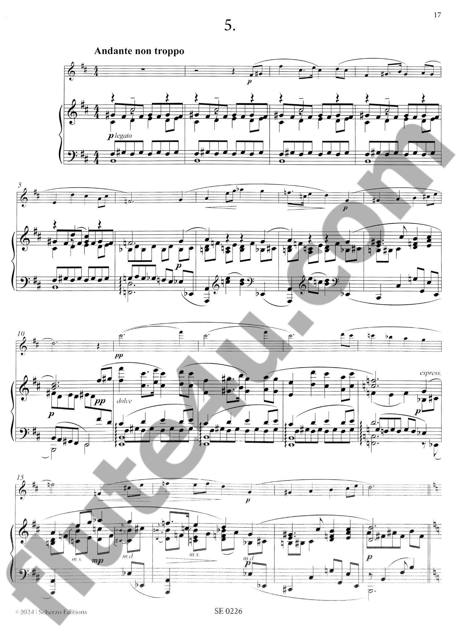 Prokofiev, S :: Cinq Melodies, Op. 35b