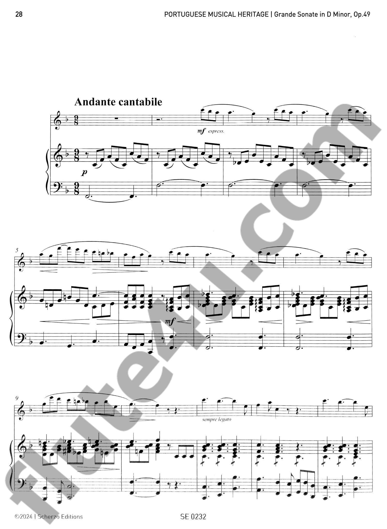 da Motta, JV :: Grande Sonate, Op. 49