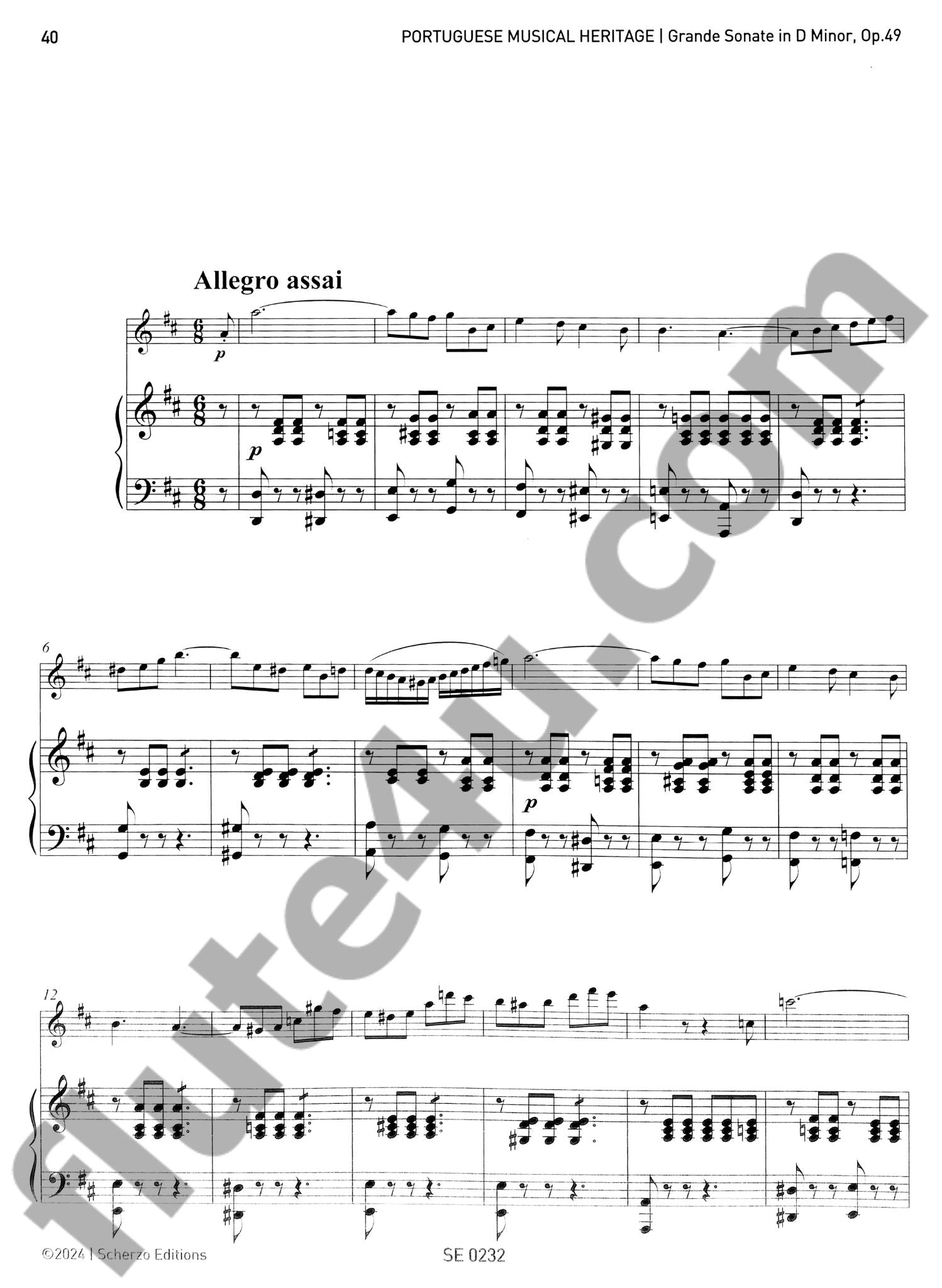 da Motta, JV :: Grande Sonate, Op. 49