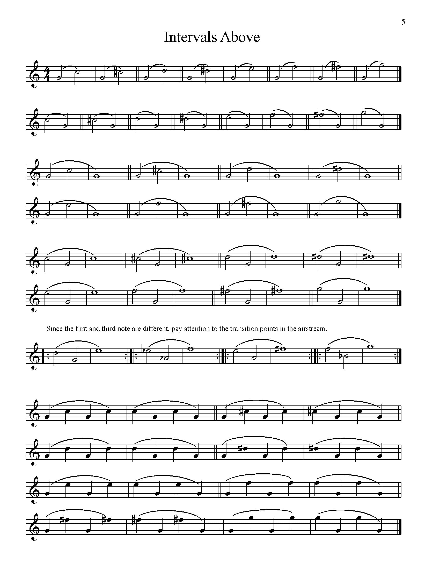 Ruyle, E :: Bass Flute Warm-Ups for Tone Development