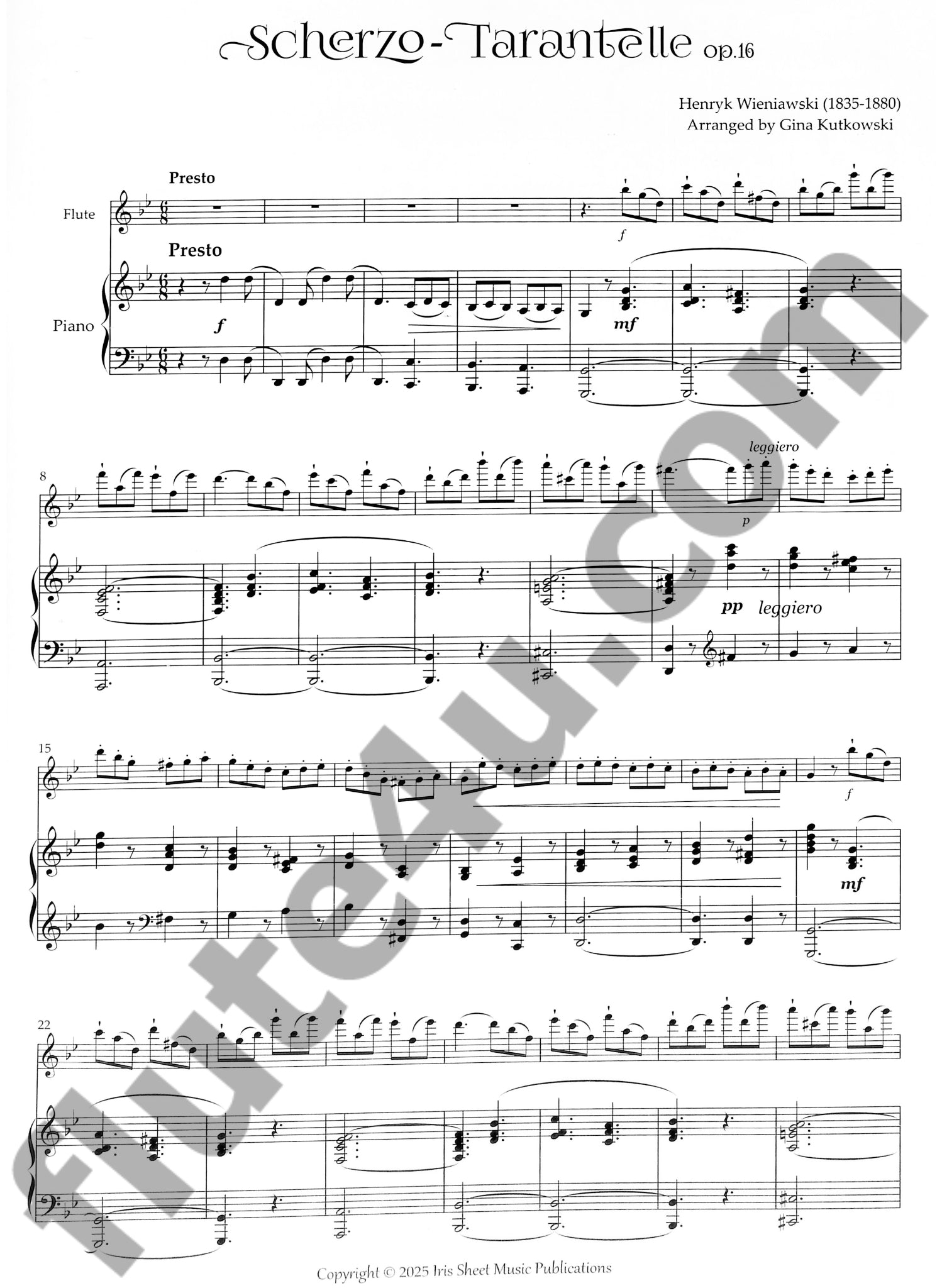 Wieniawski, H :: Scherzo-Tarantelle, Op. 16