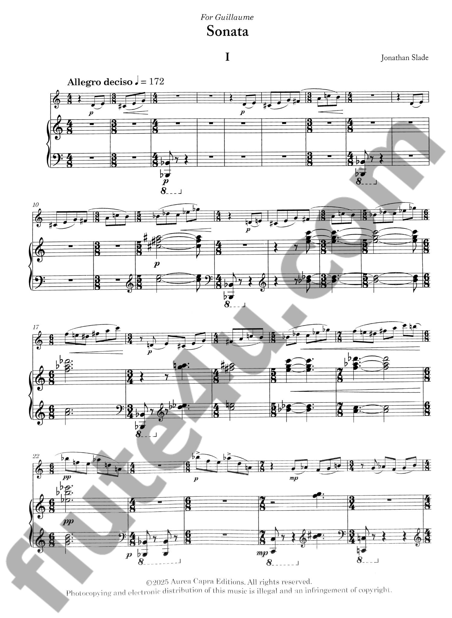 Slade, J :: Sonata