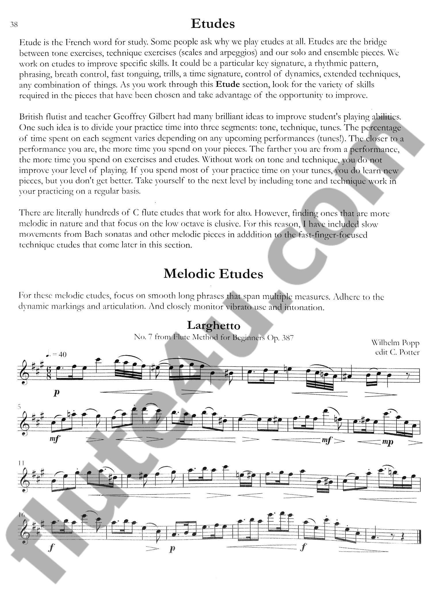 Potter, C :: Advanced Alto Flute Method