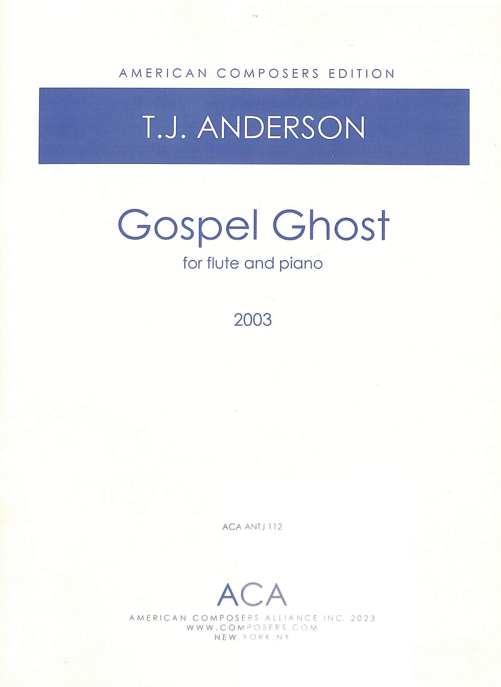 Anderson, TJ :: Gospel Ghost