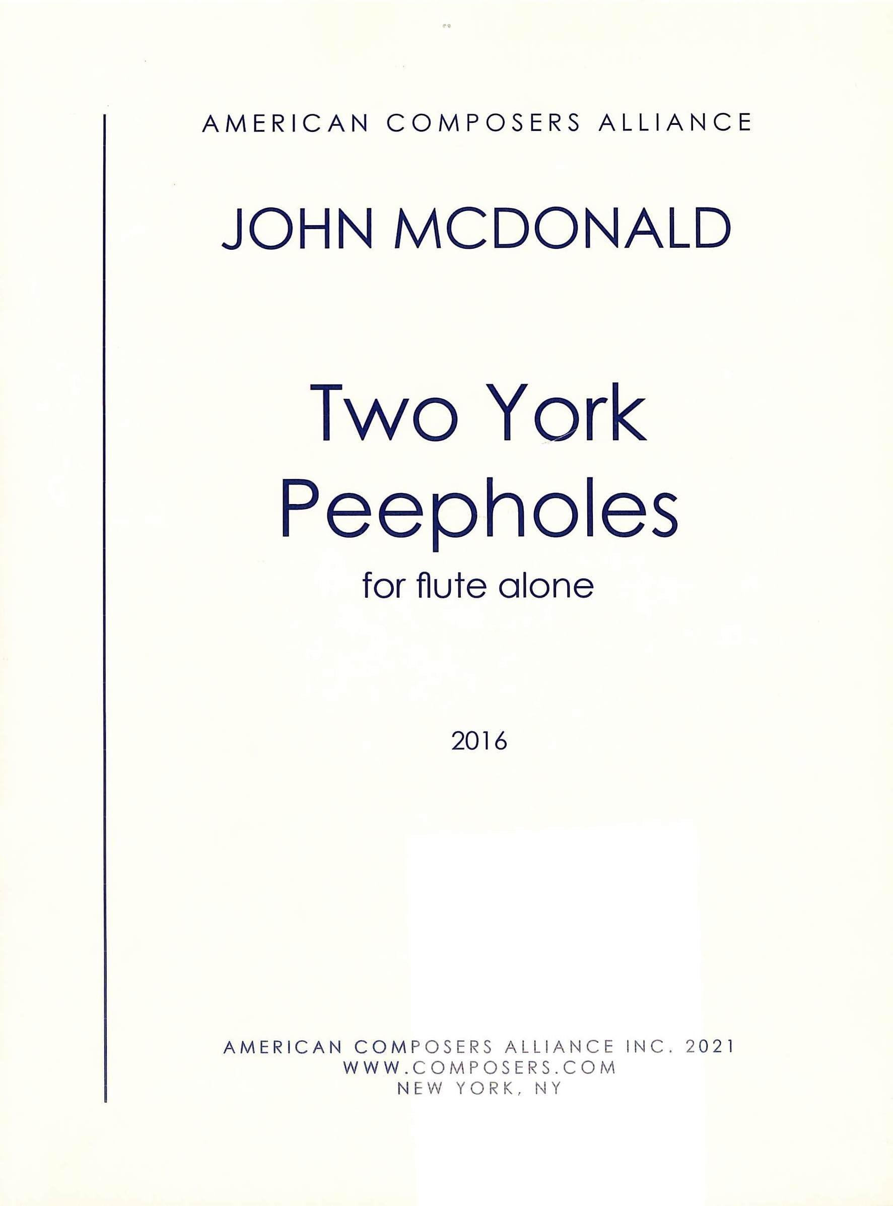 Two York Peepholes