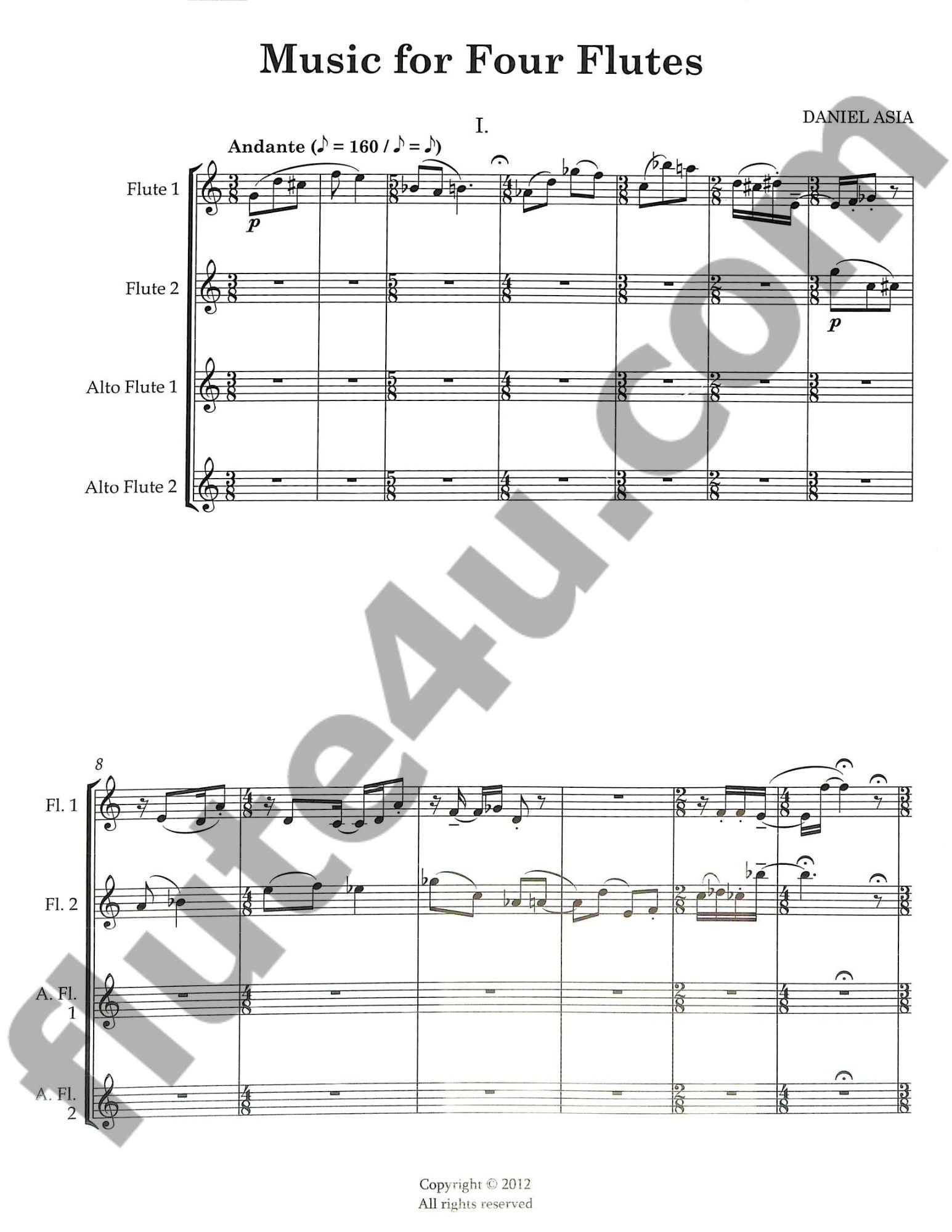 Music for Four Flutes