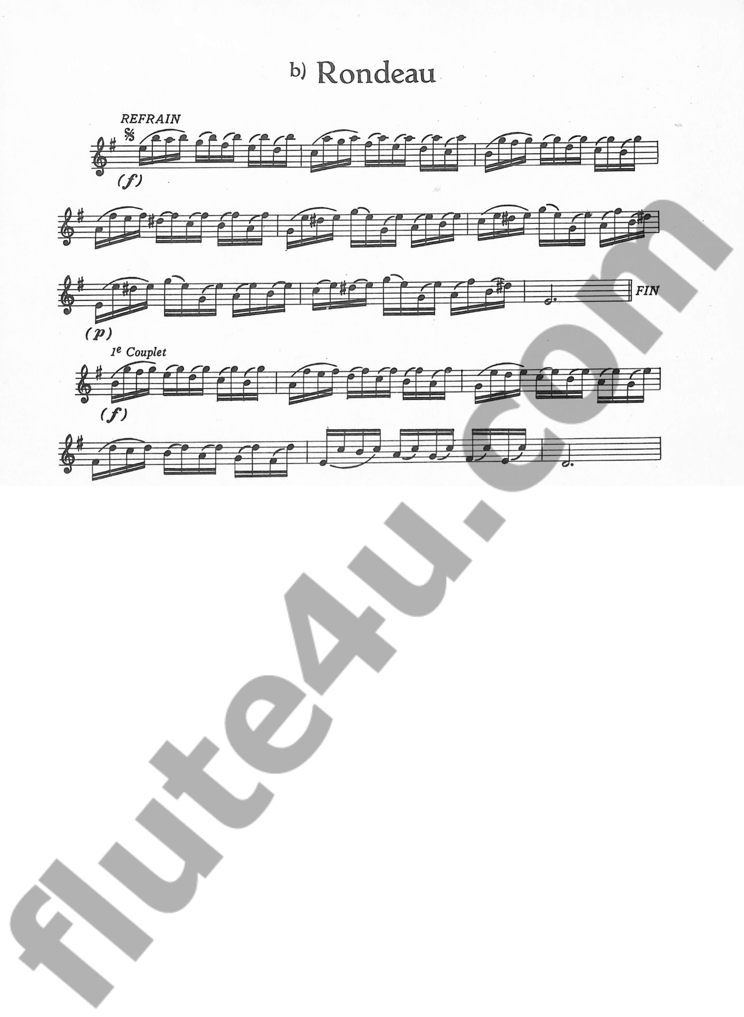 Blavet, M :: Gigue en Rondeau | Rondeau
