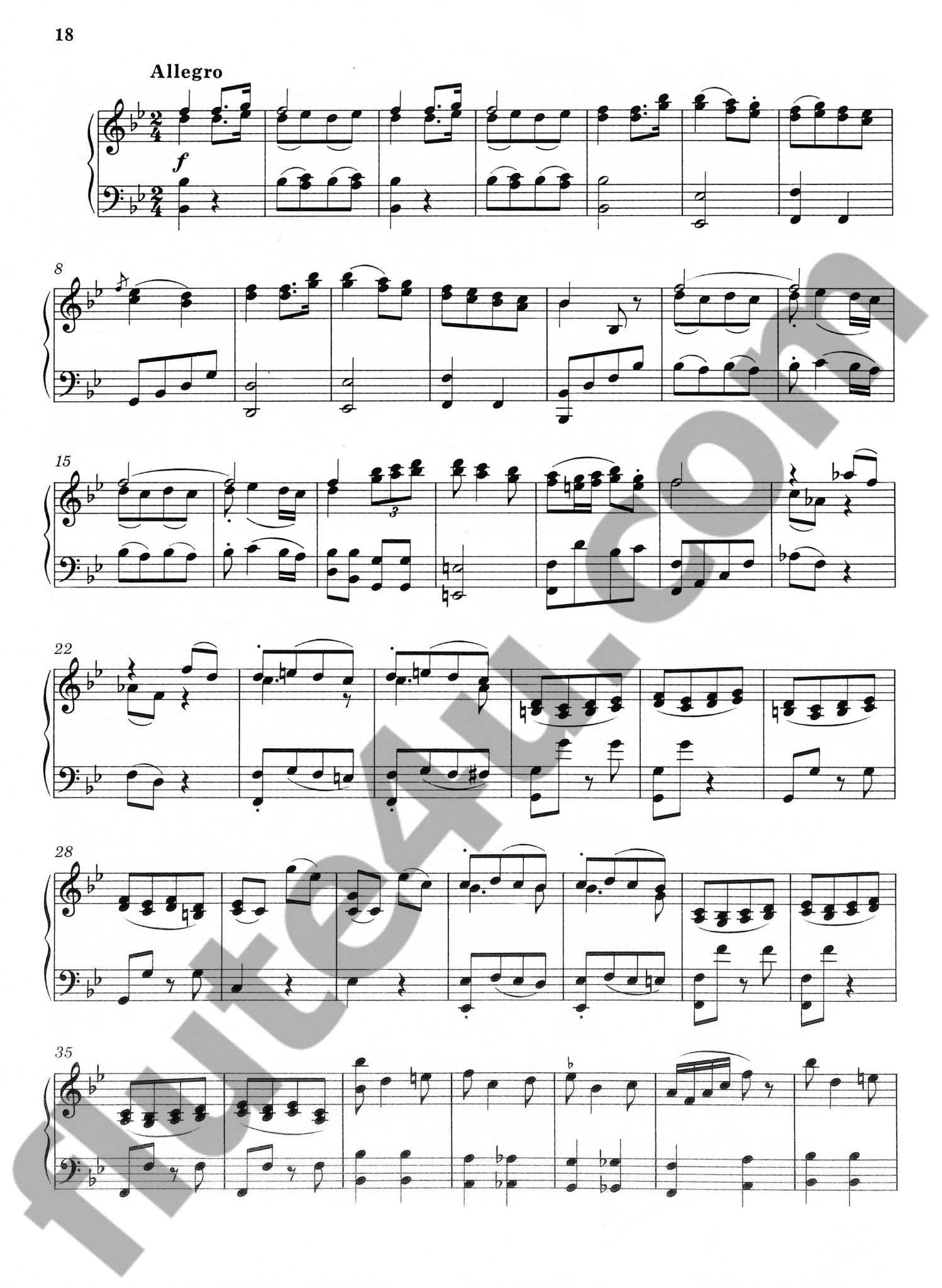 Stalder, J :: Concerto in B flat major