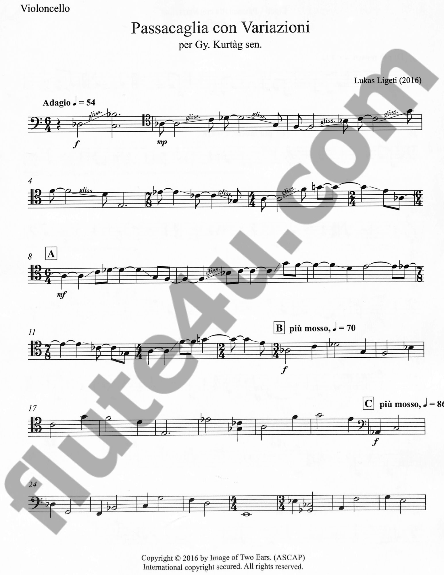 Passacaglia con Variazioni