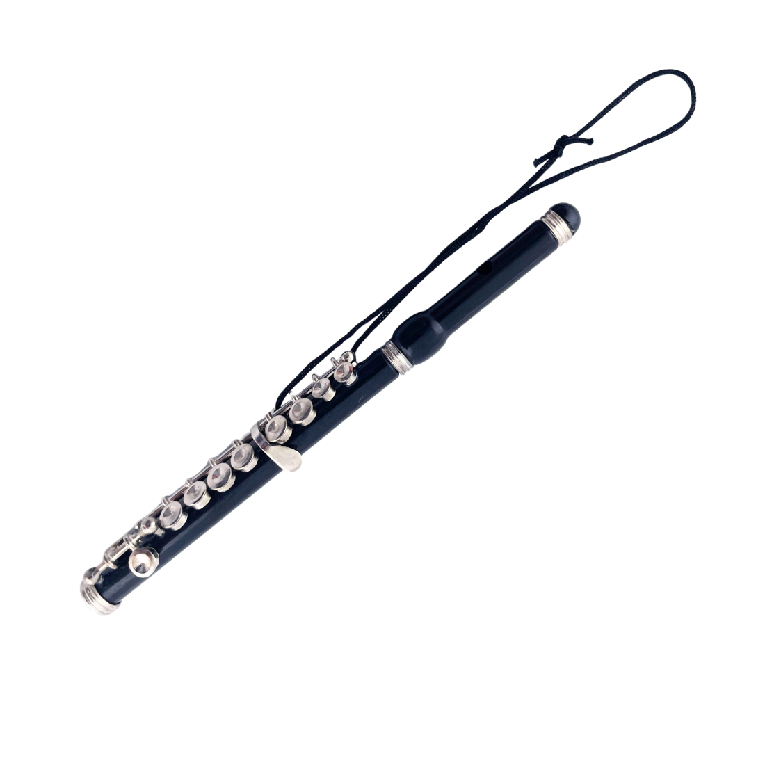 Ornament - Hand Made Black Wood Piccolo