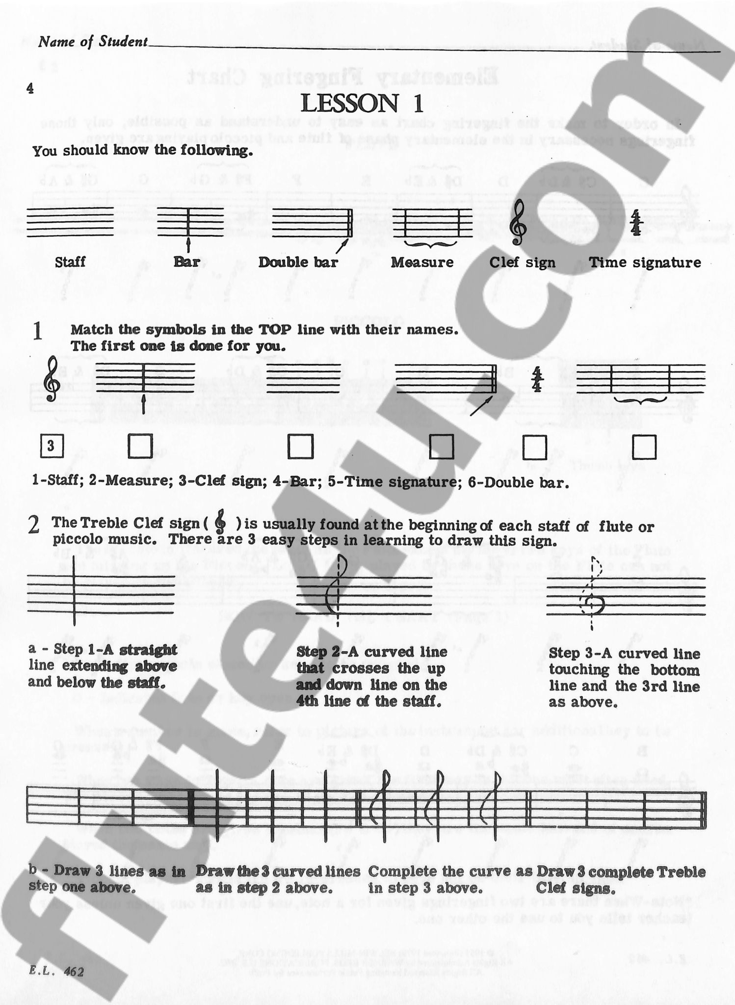 Weber, F :: Flute & Piccolo Note Speller