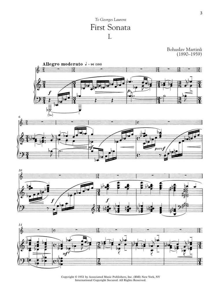 Martinu, B :: First Sonata
