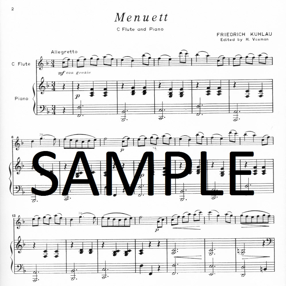 Kuhlau, F :: Menuett
