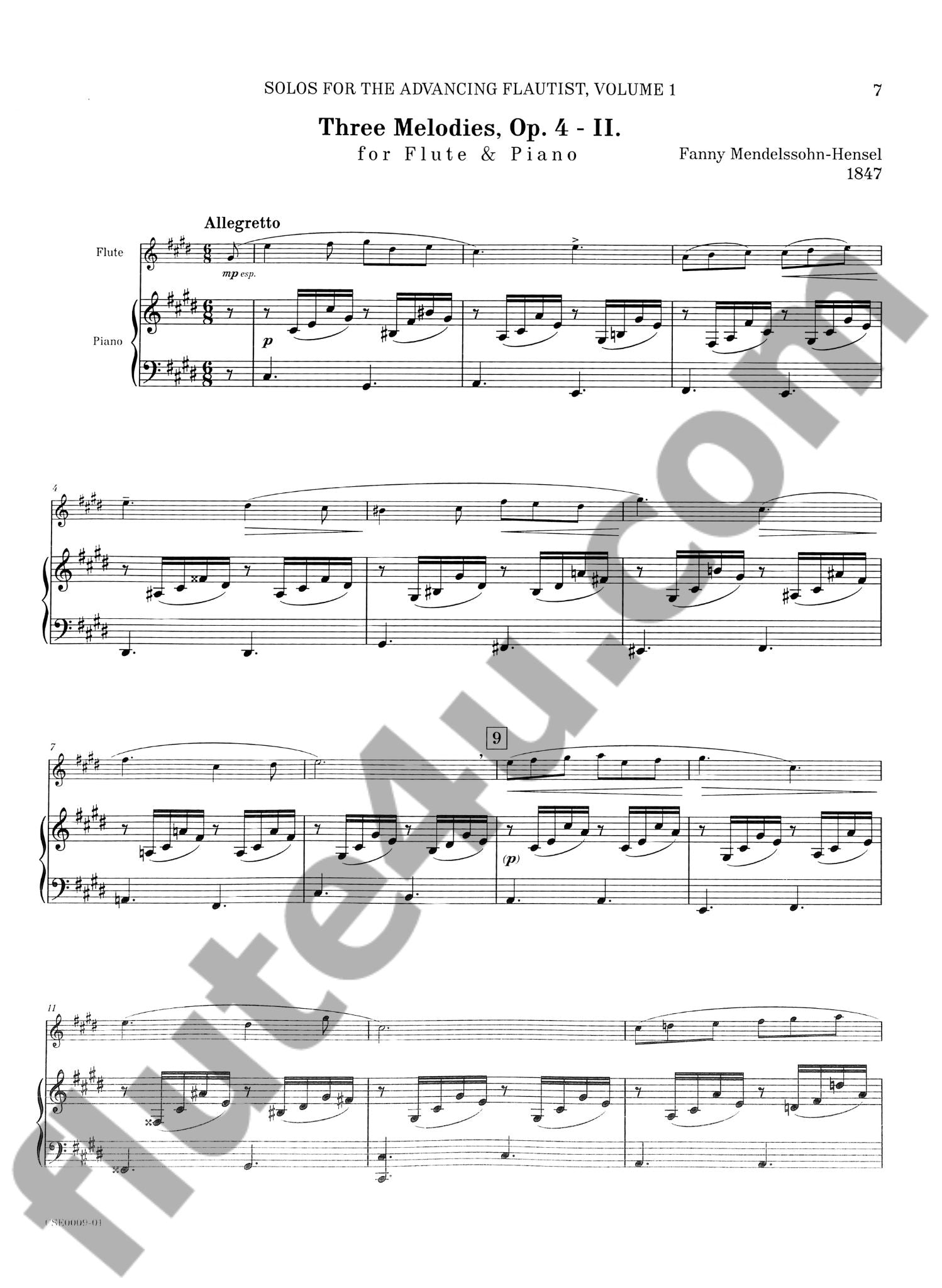 Various :: Solos for the Advancing Flautist