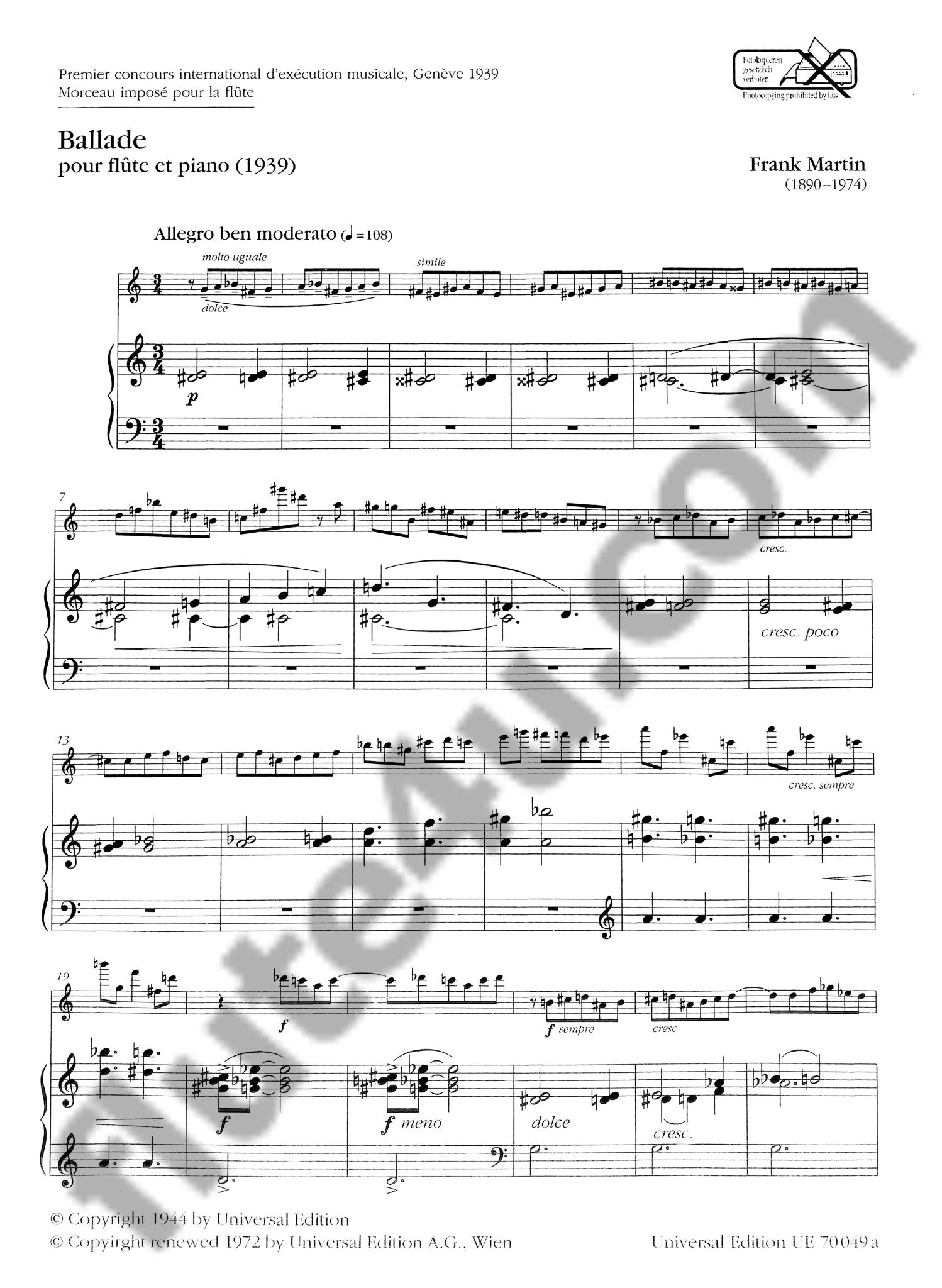 Martin, F :: Ballade