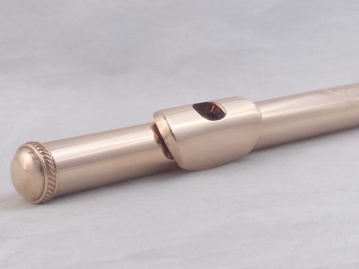 Burkart Flute Elite 14K Gold with Silver Mechanism and 14k Gold Tone Holes