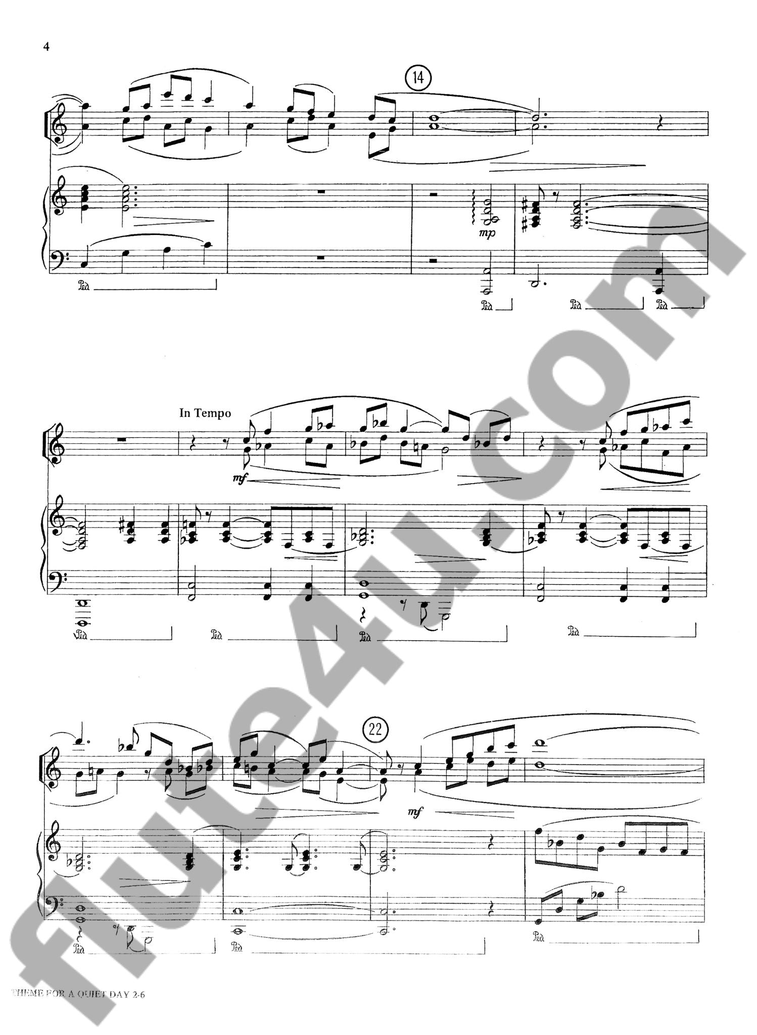 Giovannini, C :: Theme for a Quiet Day