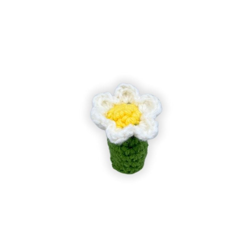 White Flower Hat for C Flute