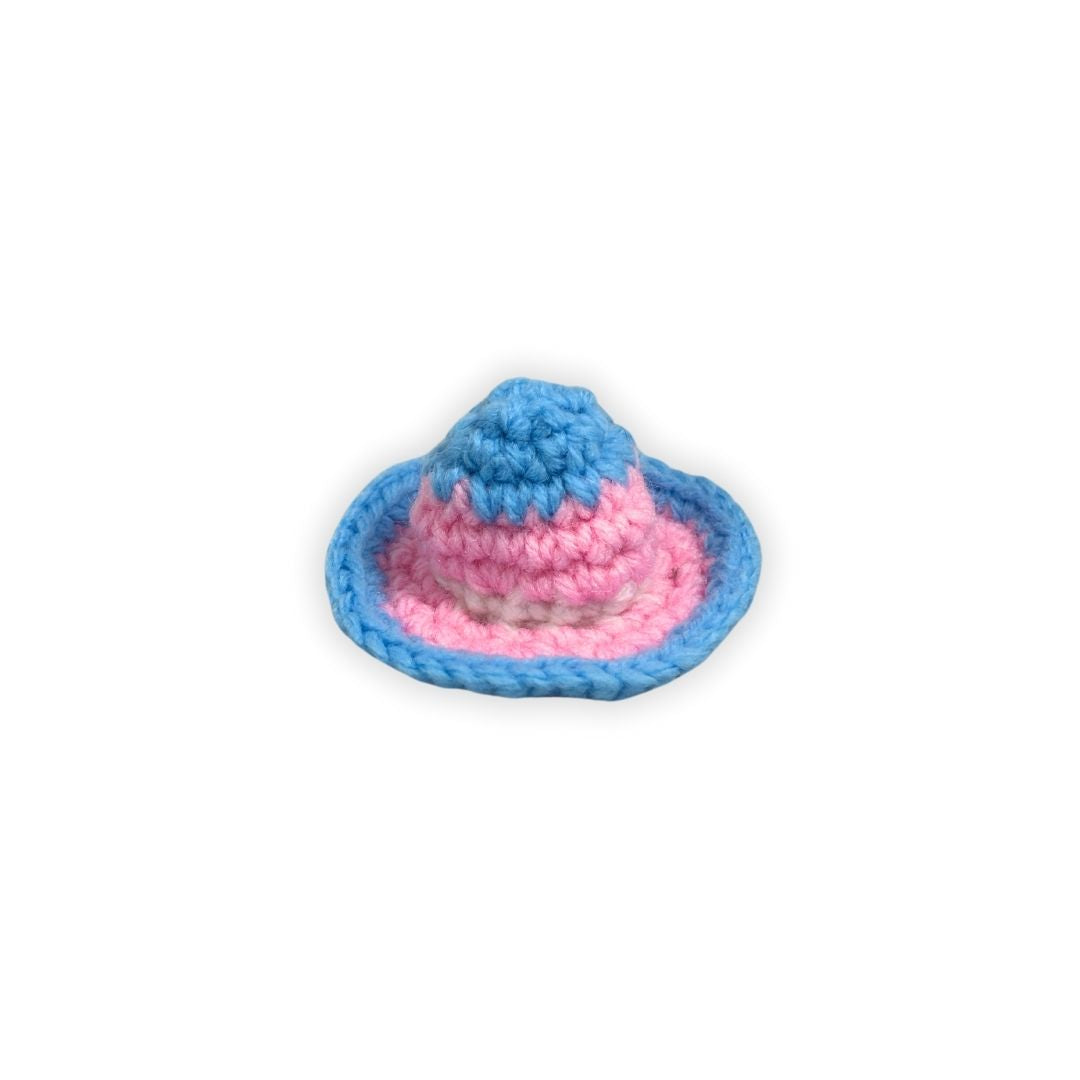 Blue and Pink Hat for C Flute