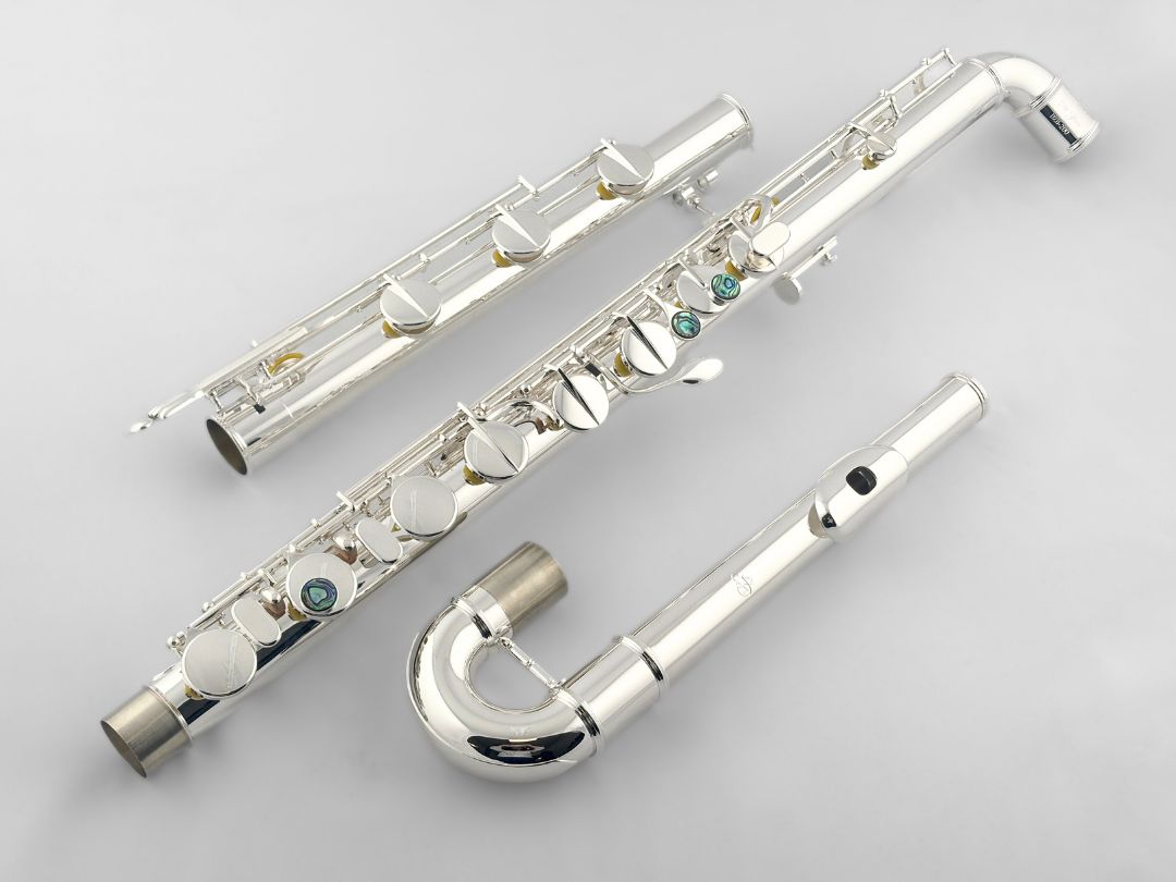 Di Zhao Bass Flute Vertical