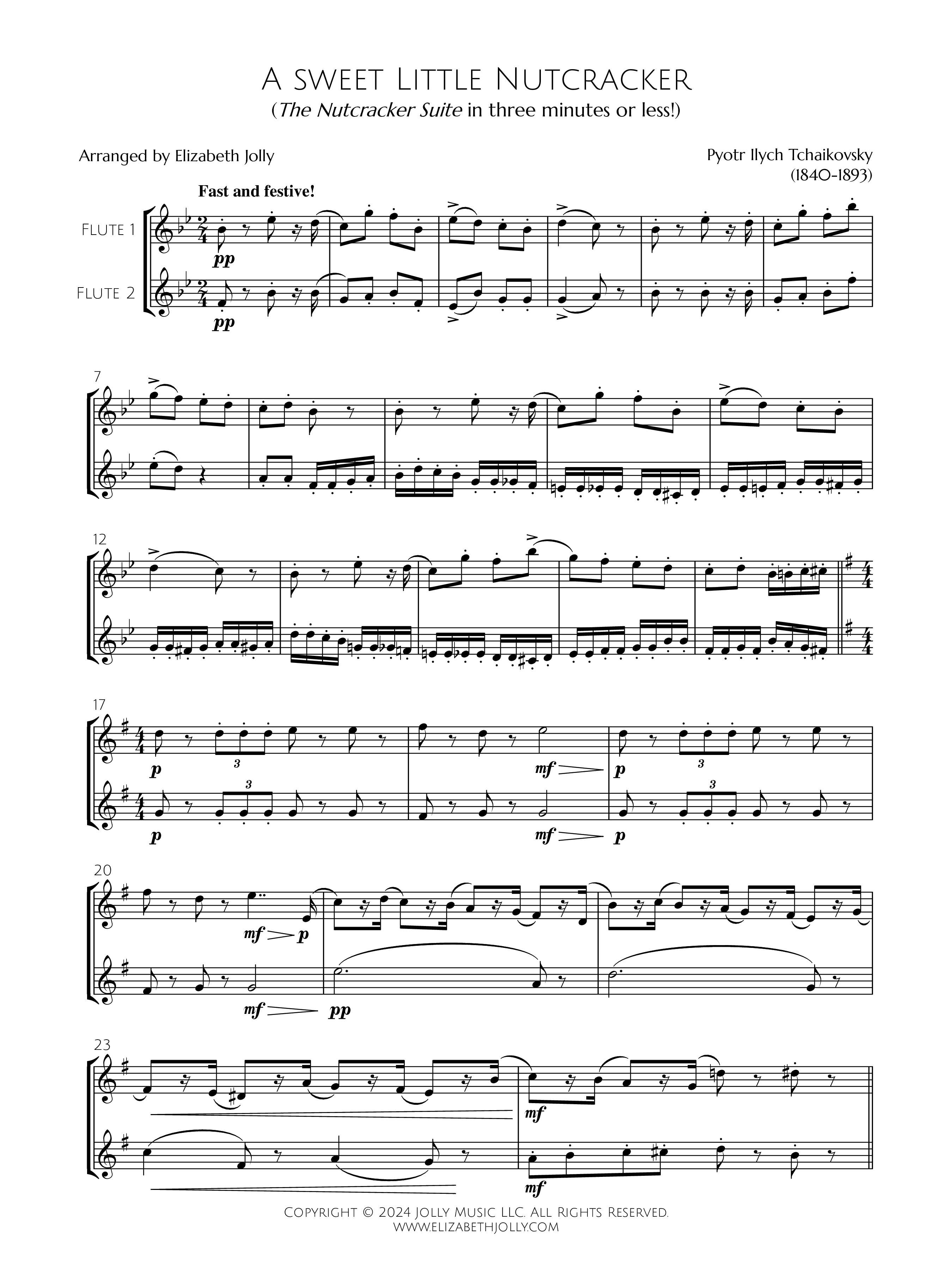 Tchaikovsky, P :: A Sweet Little Nutcracker