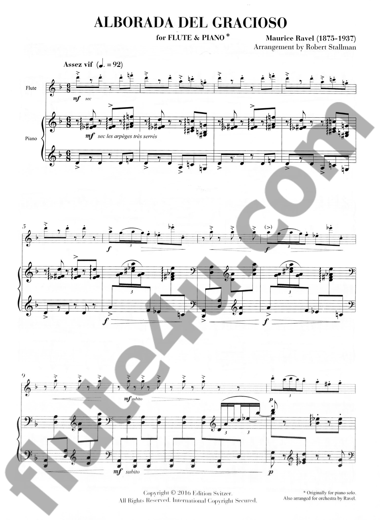 Ravel, M :: Alborada Del Gracioso