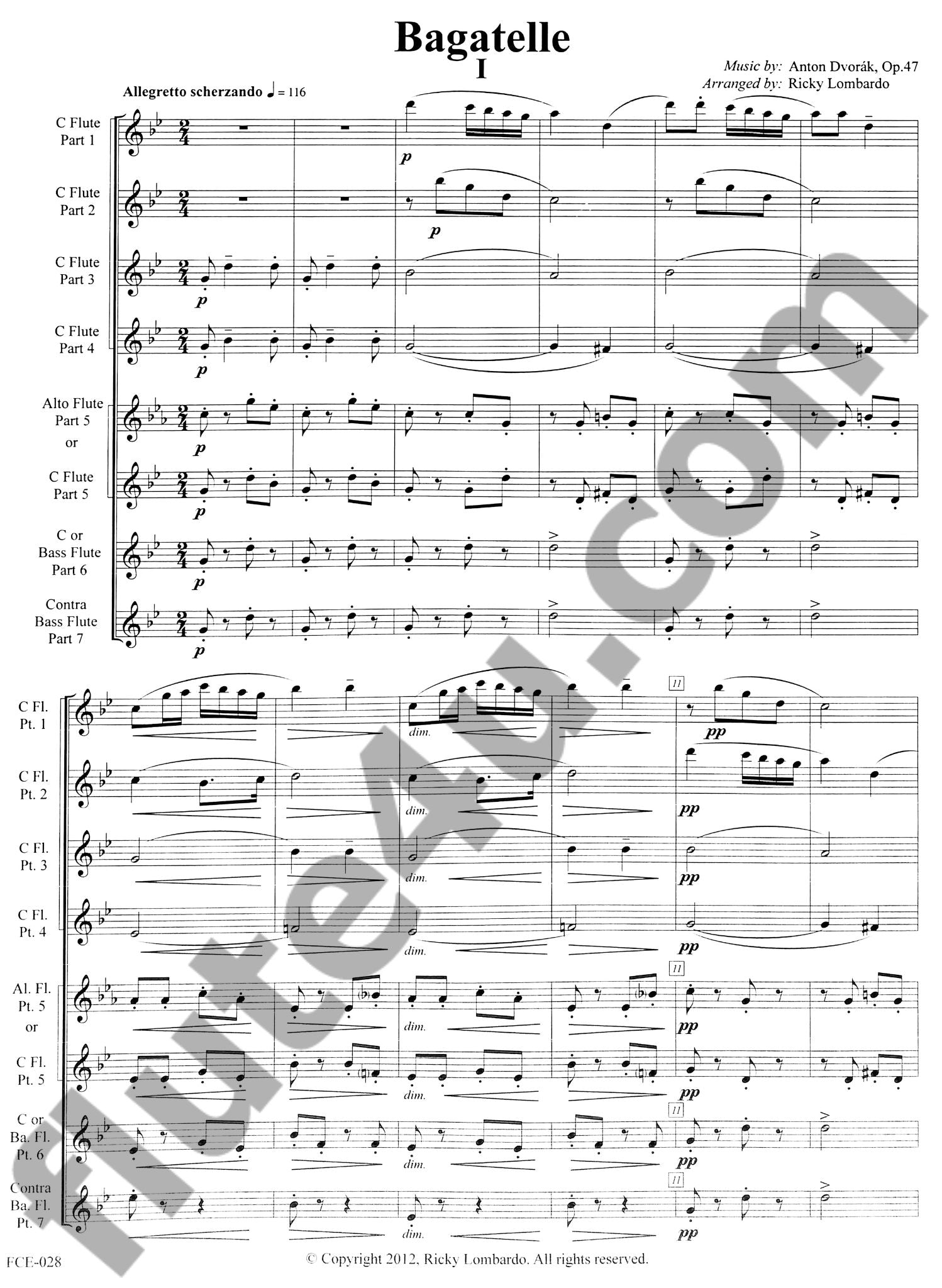 Dvorak, A :: Bagatelles I and II