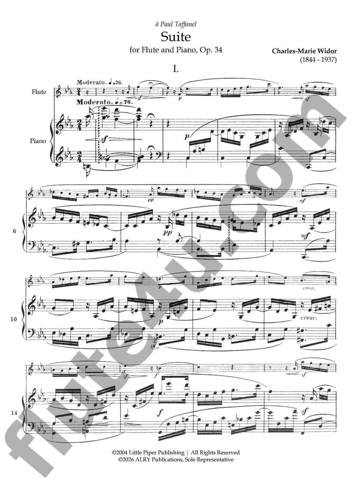 Widor, CM :: Suite op. 34