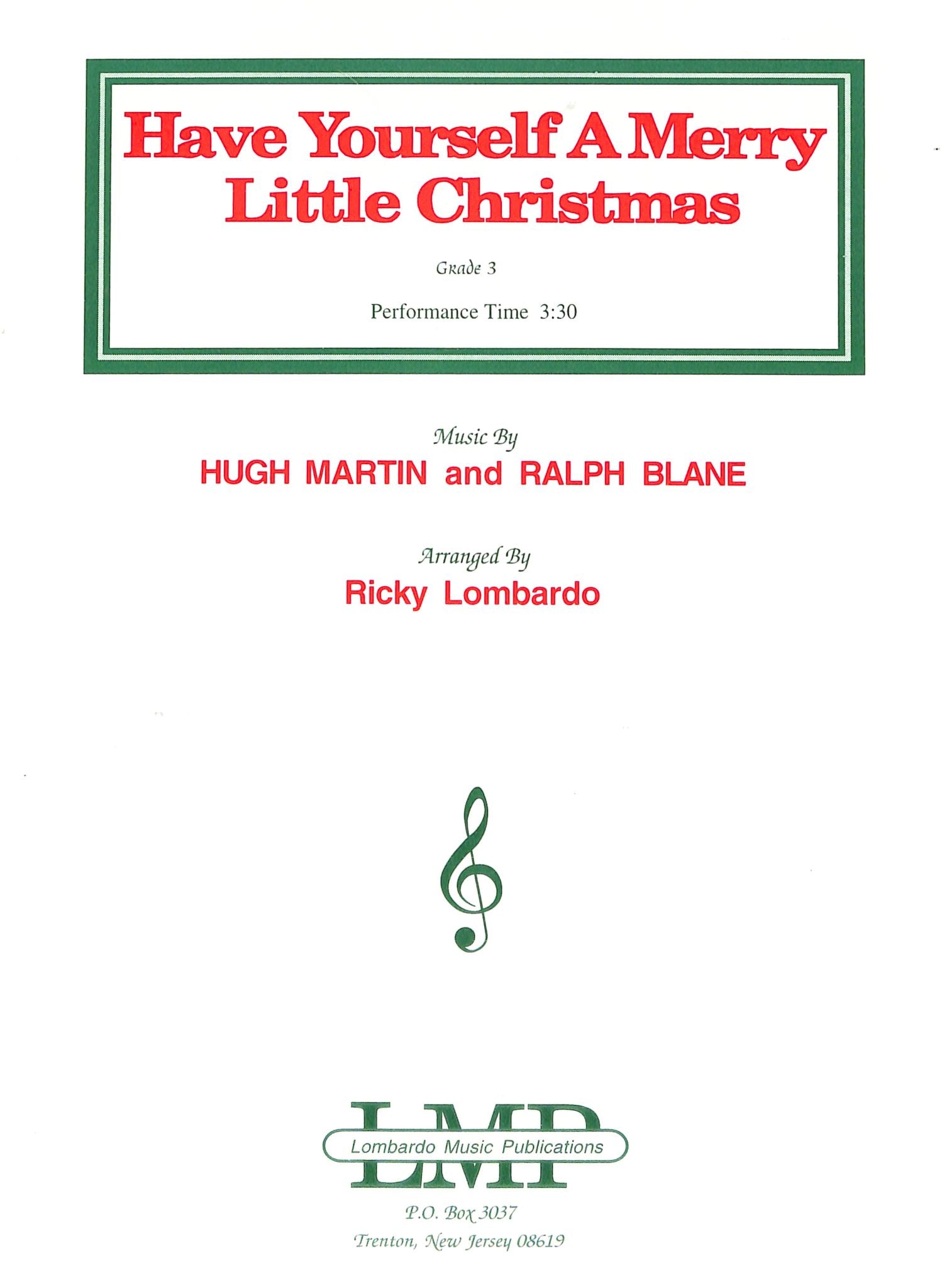 Martin, H; Blane, R :: Have Yourself A Merry Little Christmas