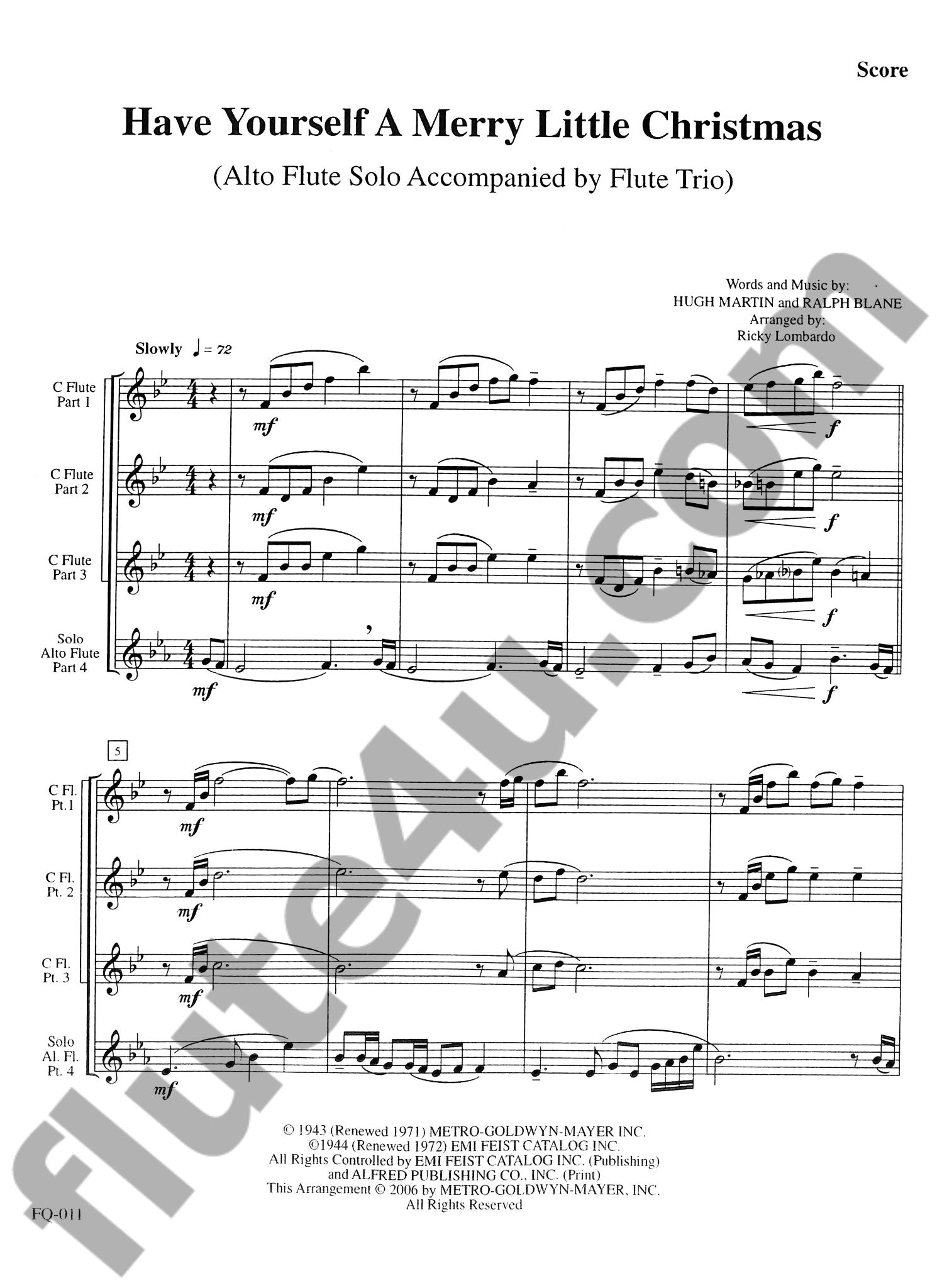 Martin, H; Blane, R :: Have Yourself A Merry Little Christmas
