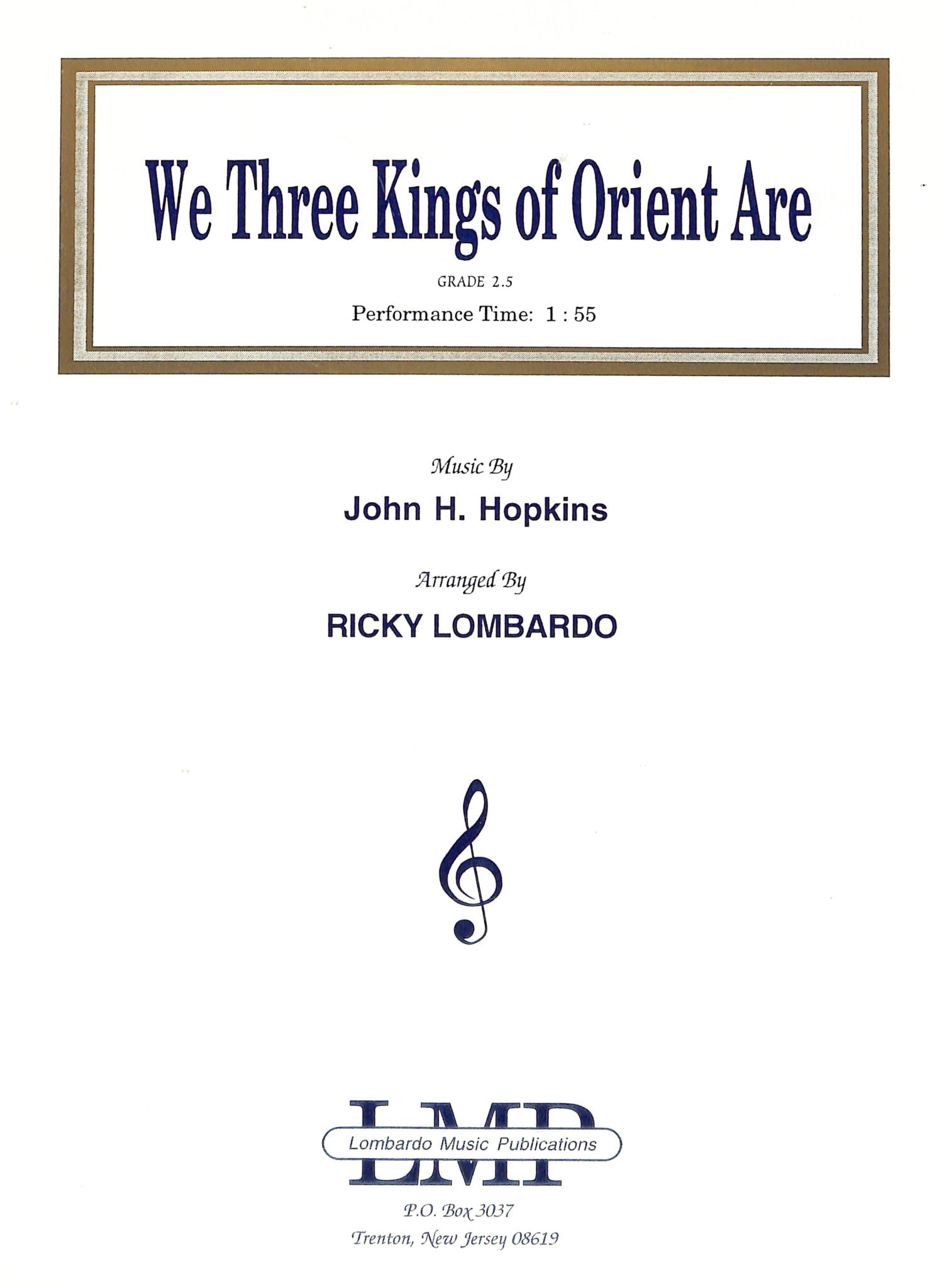 Hopkins, JH :: We Three Kings of Orient Are