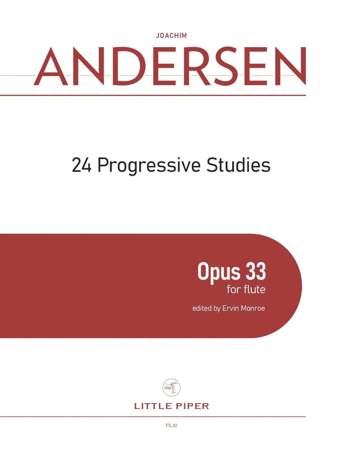 Andersen, J :: Twenty-four Progressive Studies op. 33